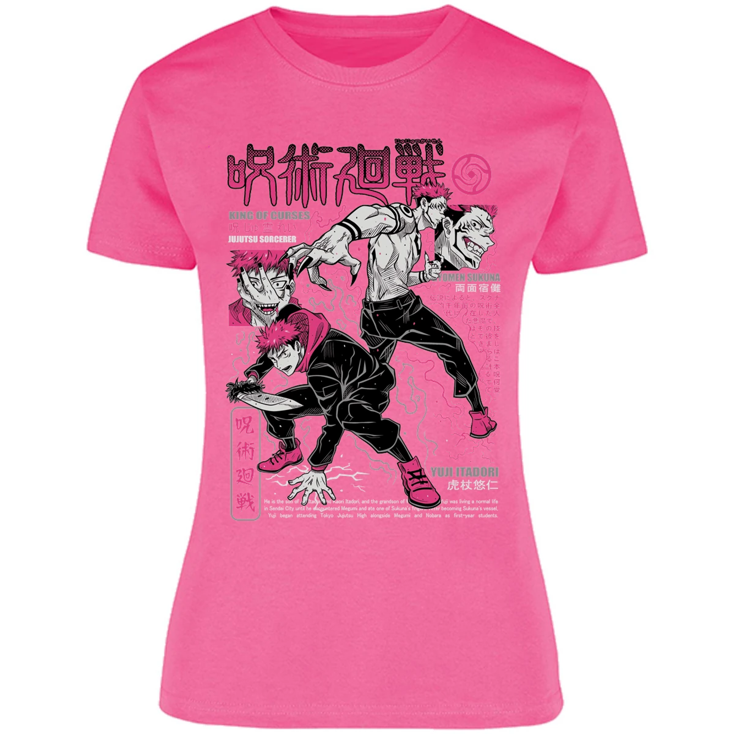 Blusa Jujutsu Kaisen Itadori X Sukuna Blusa para Mujer 10