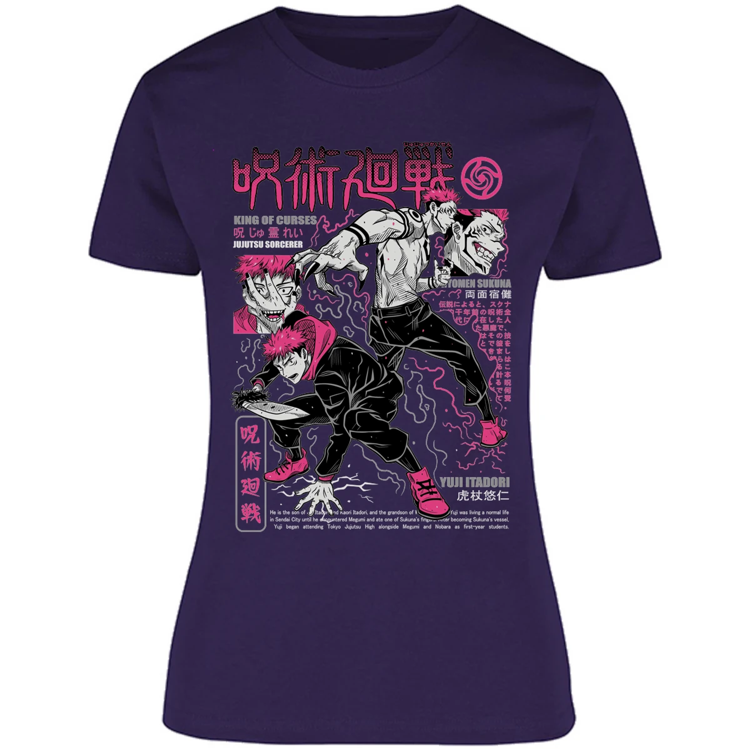 Blusa Jujutsu Kaisen Itadori X Sukuna Blusa para Mujer 11