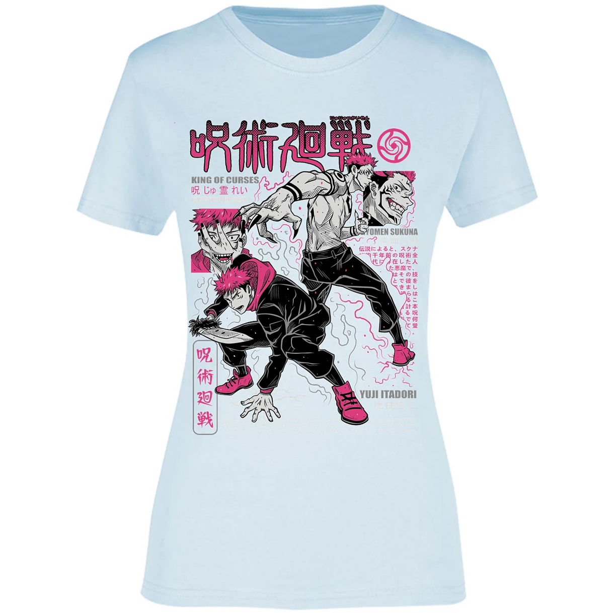 Blusa Jujutsu Kaisen Itadori X Sukuna Blusa para Mujer 12
