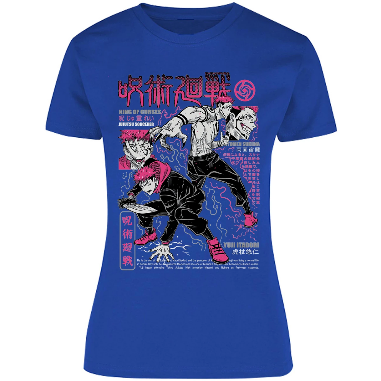 Blusa Jujutsu Kaisen Itadori X Sukuna Blusa para Mujer 13