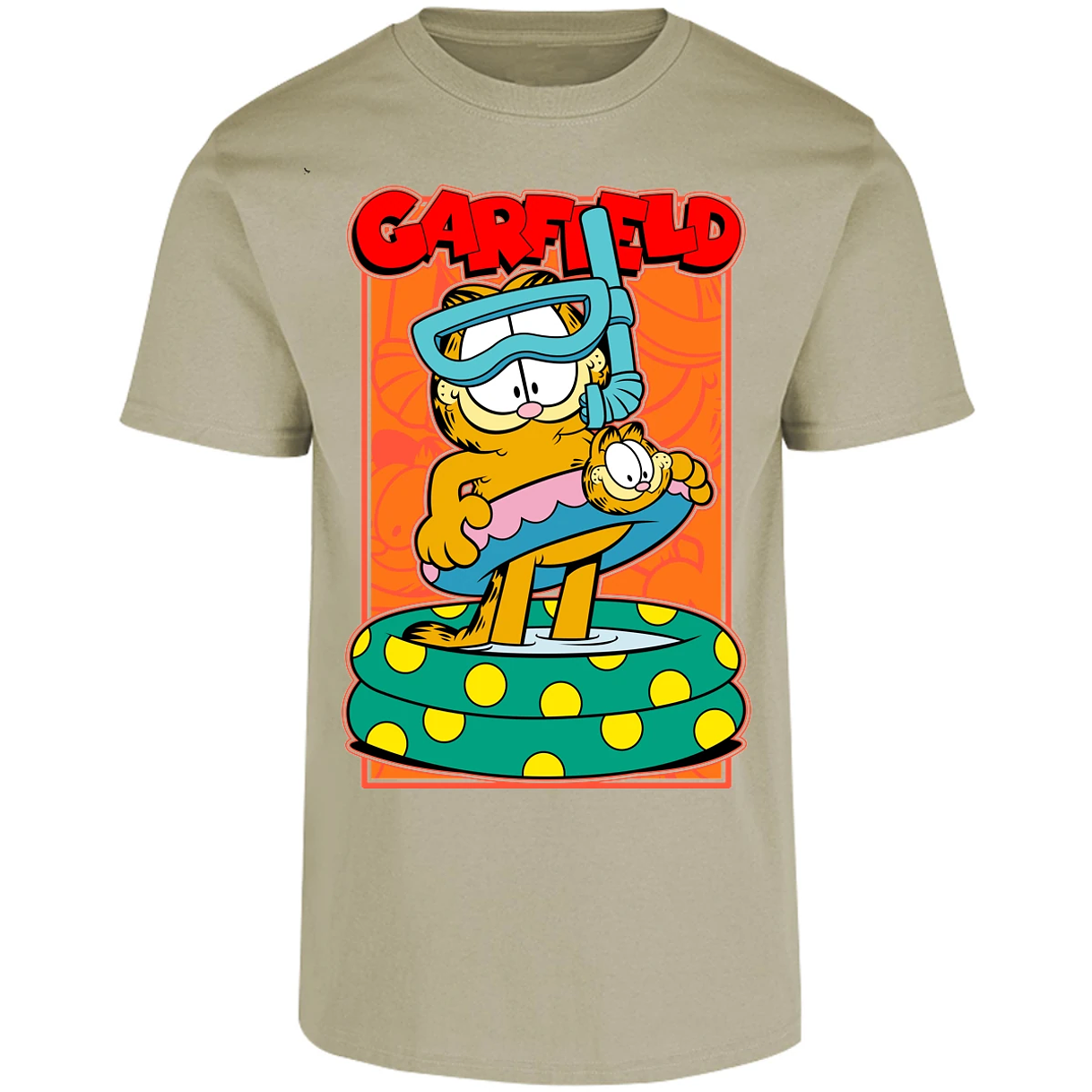Playera Garfield Garfield Pool para Adulto 13