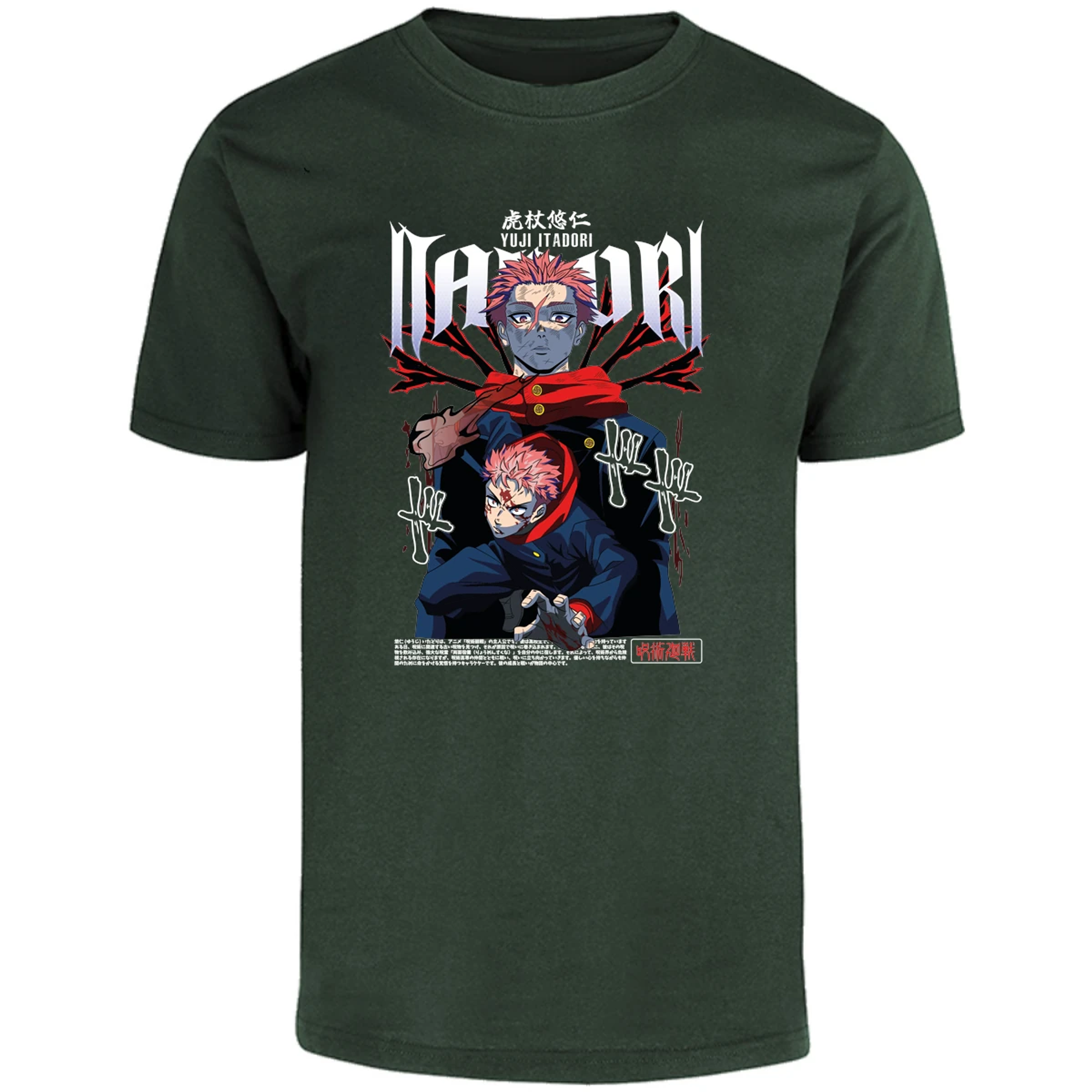 Playera Jujutsu Kaisen Yuji Itadori para Adulto 22