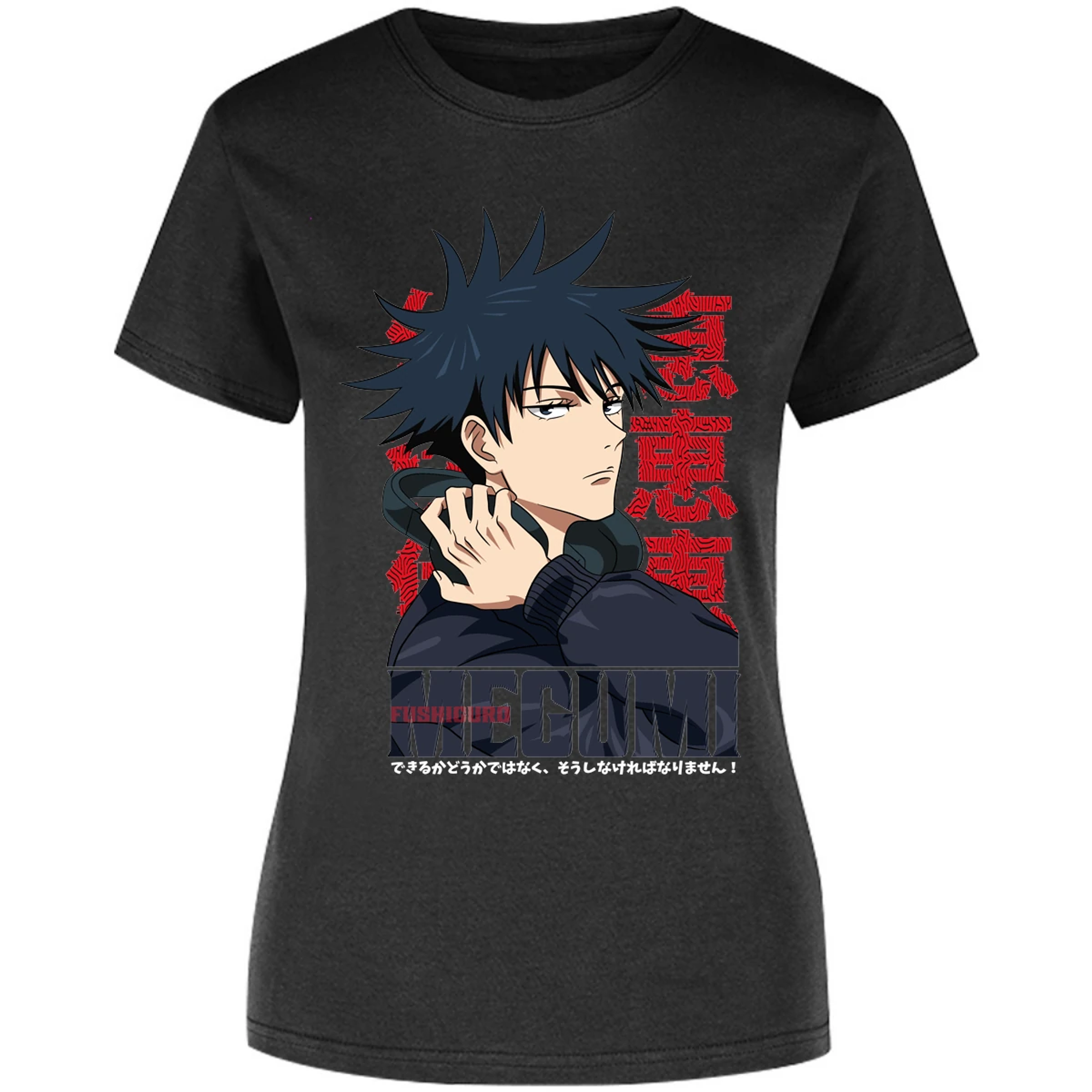 Blusa Jujutsu Kaisen Megumi Anime Blusa para Mujer 15