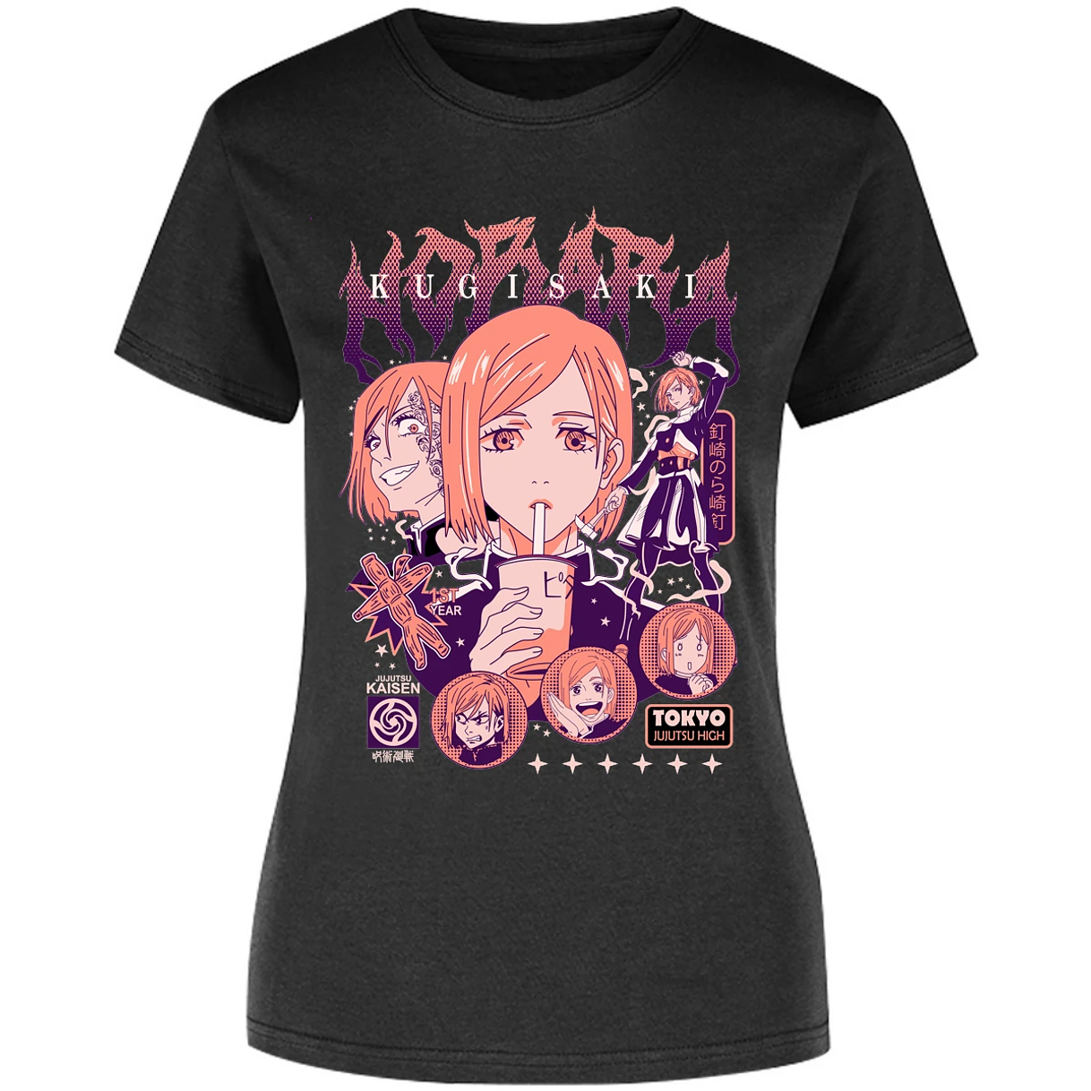 Blusa Jujutsu Kaisen Nobara Anime Blusa para Mujer 3