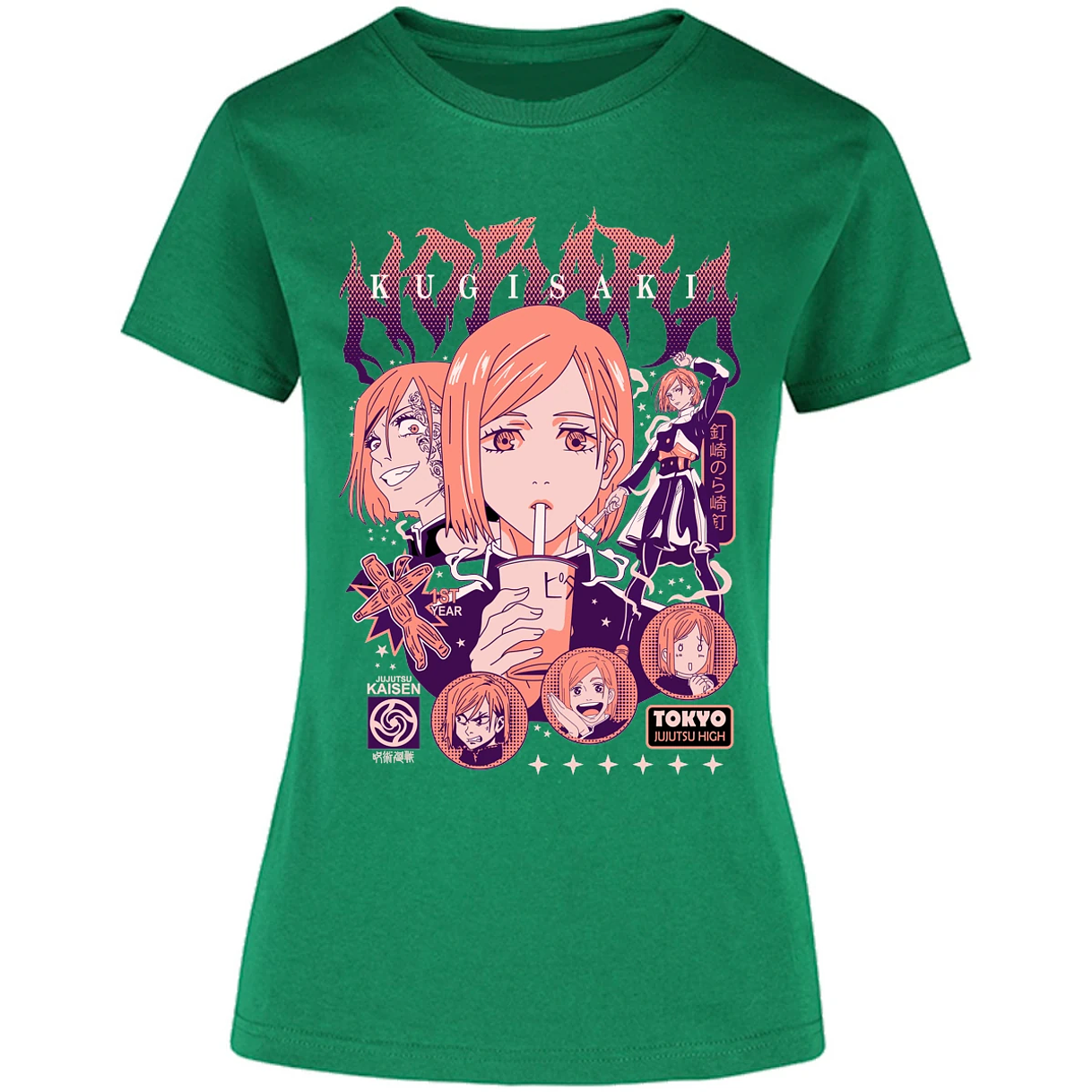 Blusa Jujutsu Kaisen Nobara Anime Blusa para Mujer 2