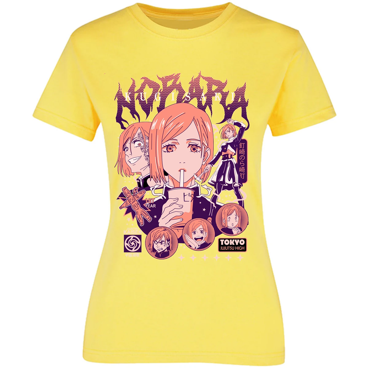 Blusa Jujutsu Kaisen Nobara Anime Blusa para Mujer 5