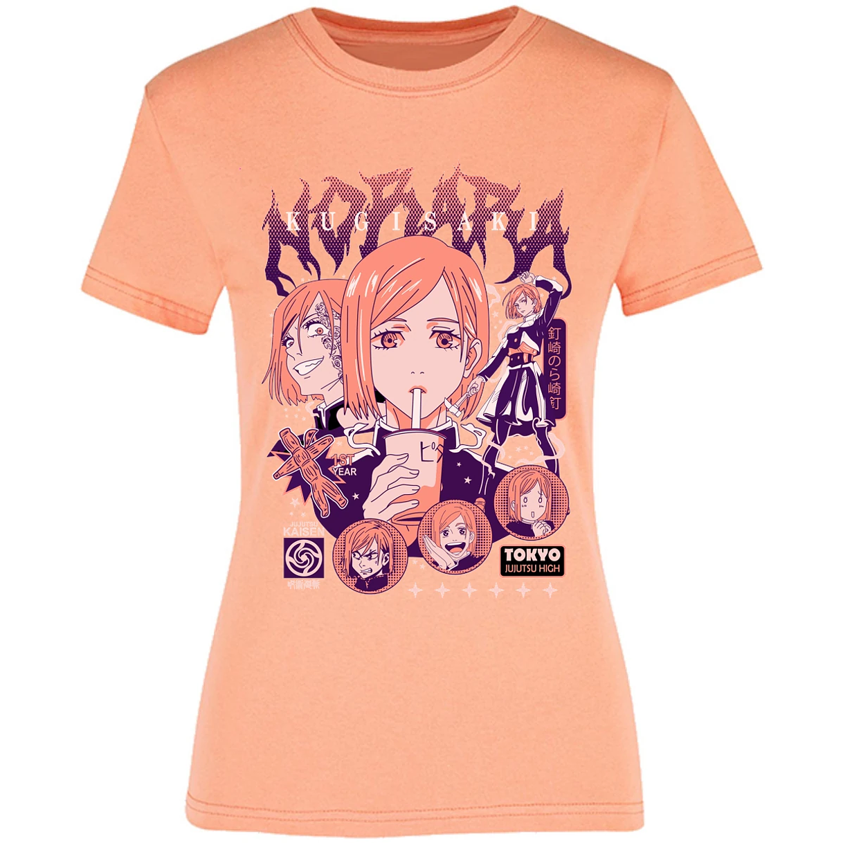 Blusa Jujutsu Kaisen Nobara Anime Blusa para Mujer 9
