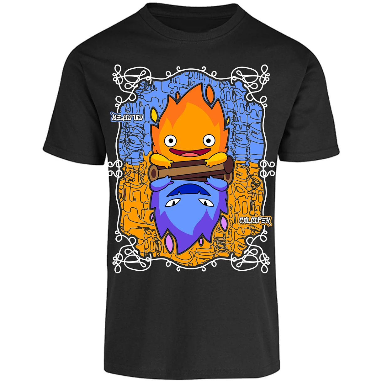 Playera Ghibli Calcifer Anime para Adulto 30