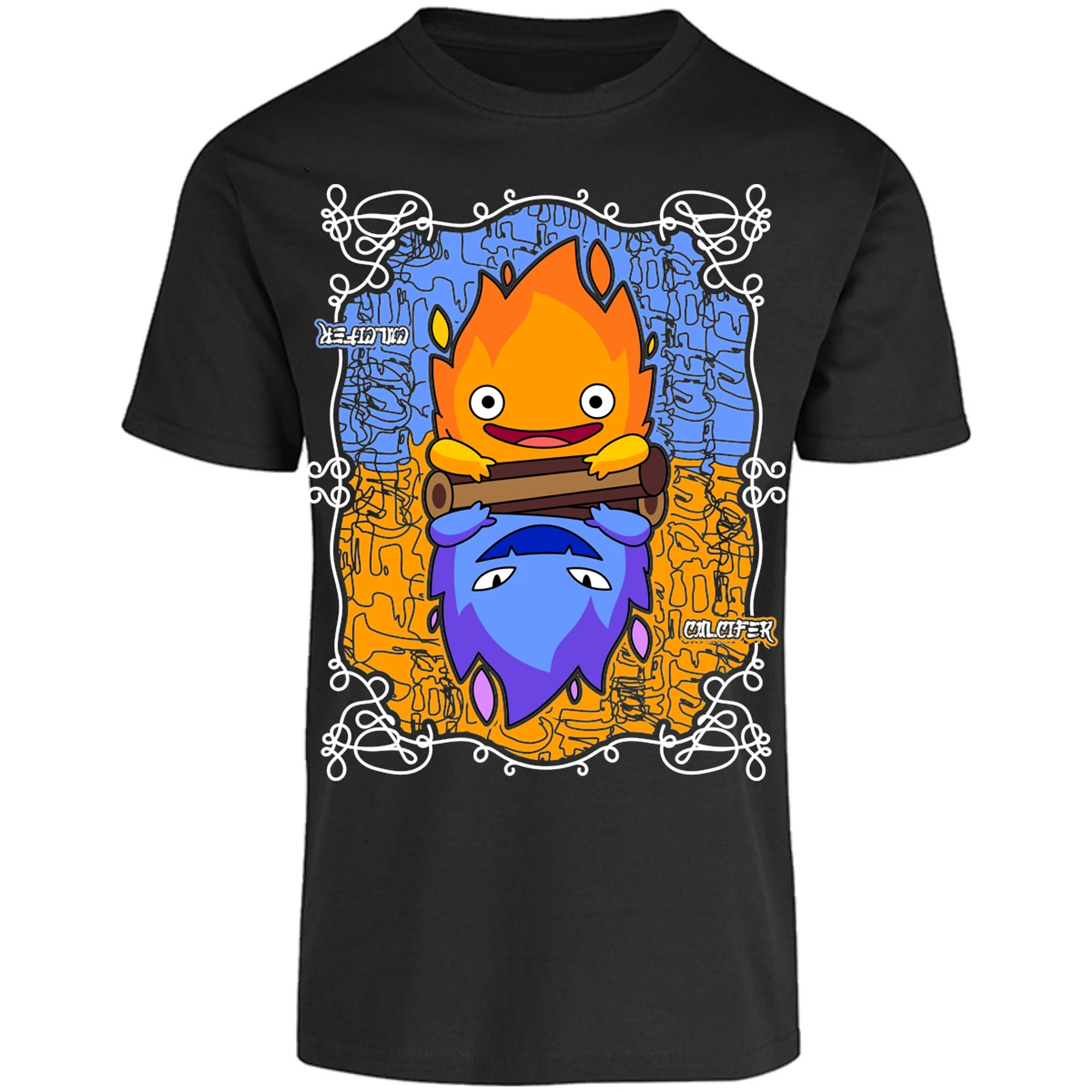 Playera Ghibli Calcifer Anime para Adulto 30