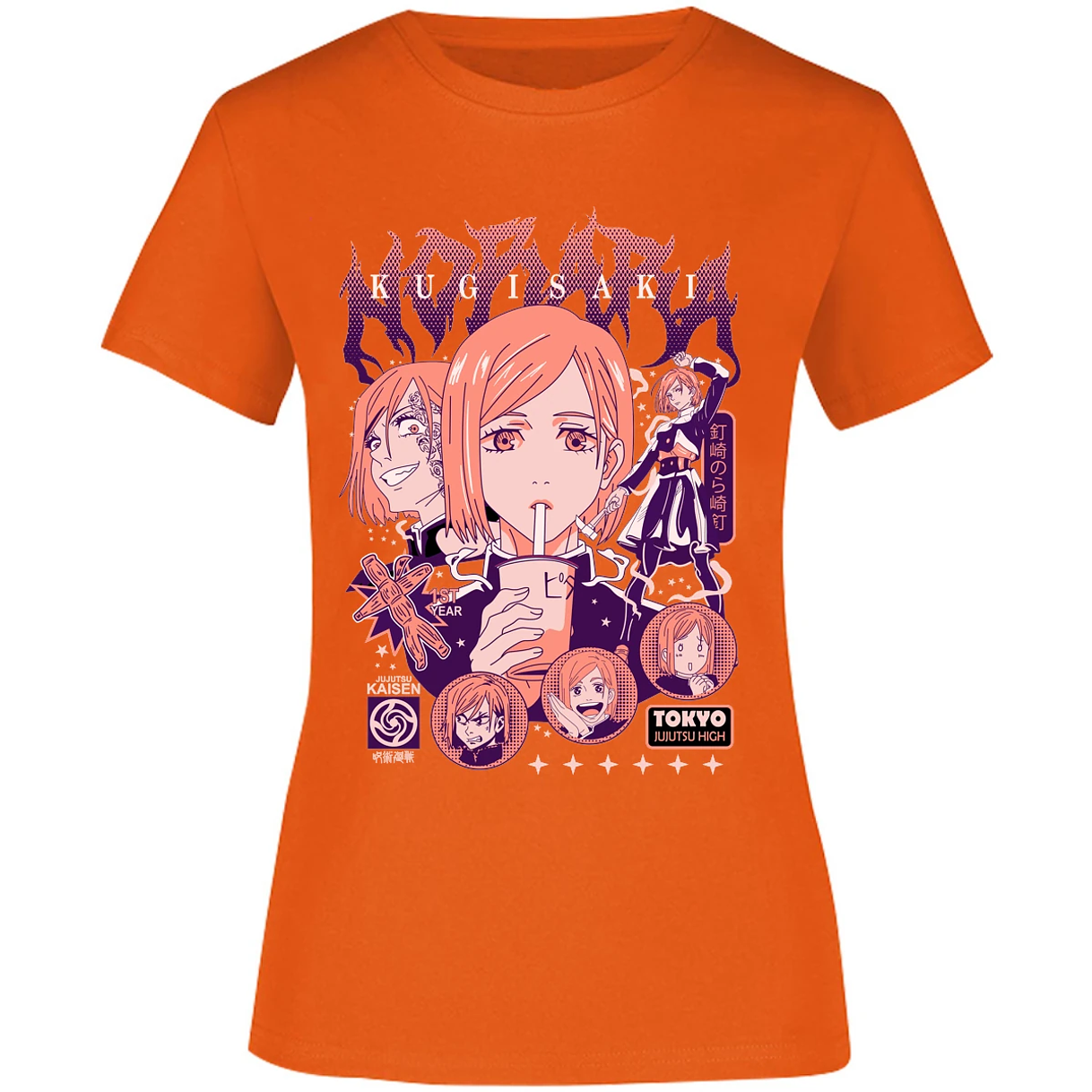 Blusa Jujutsu Kaisen Nobara Anime Blusa para Mujer 12