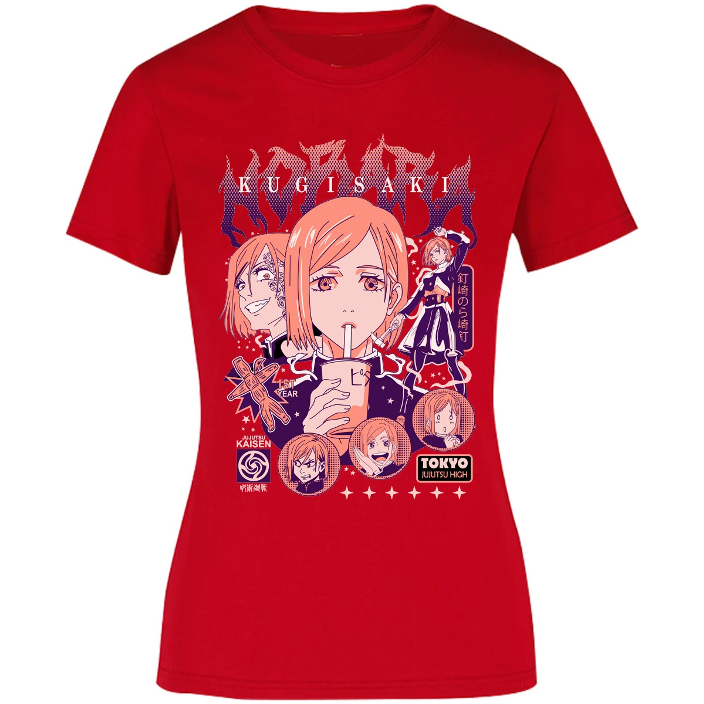 Blusa Jujutsu Kaisen Nobara Anime Blusa para Mujer 13