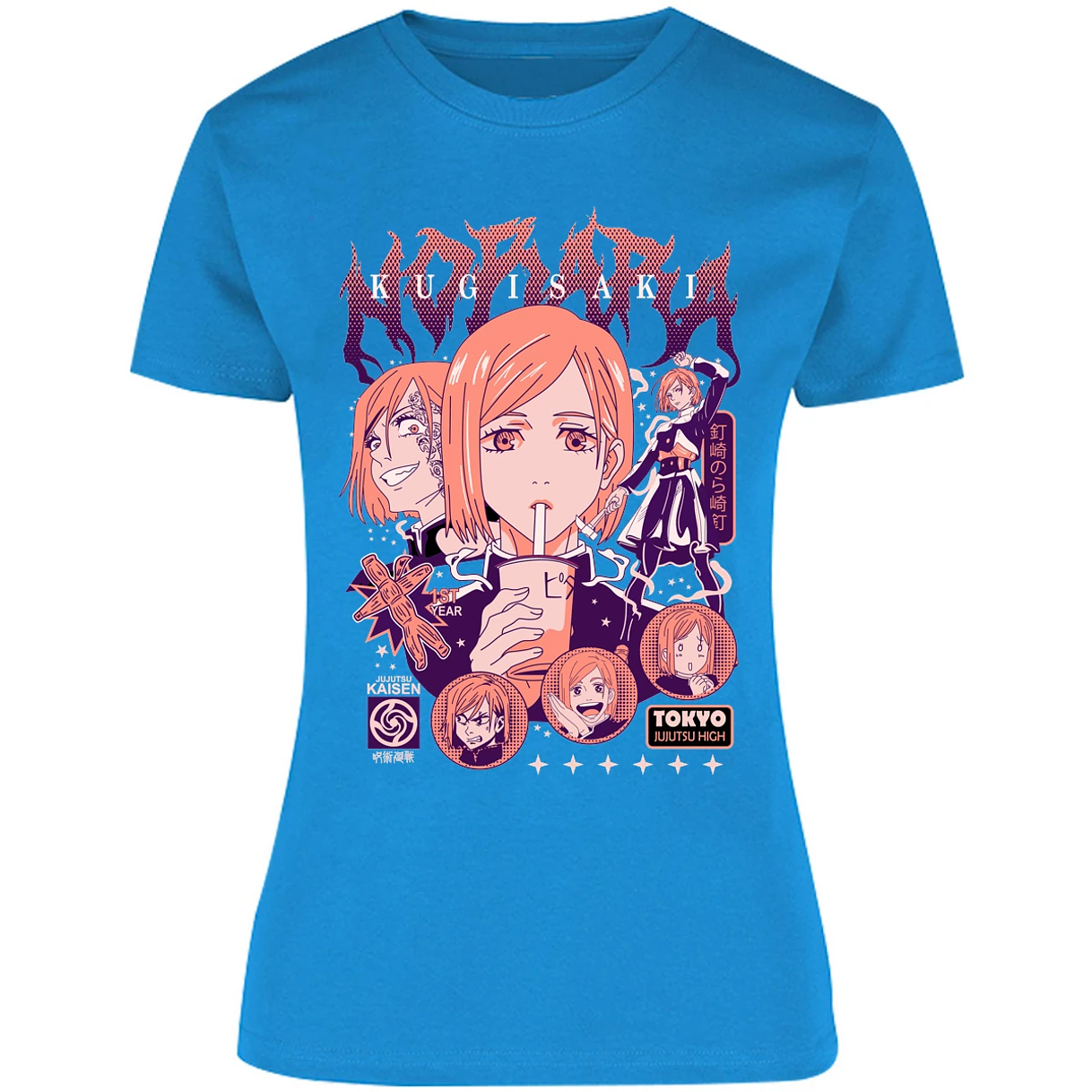 Blusa Jujutsu Kaisen Nobara Anime Blusa para Mujer 14