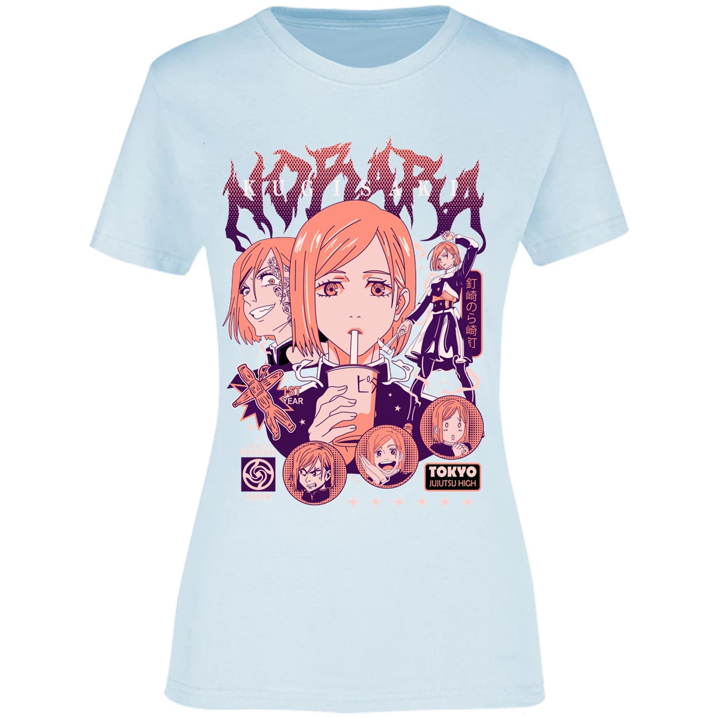 Blusa Jujutsu Kaisen Nobara Anime Blusa para Mujer 15