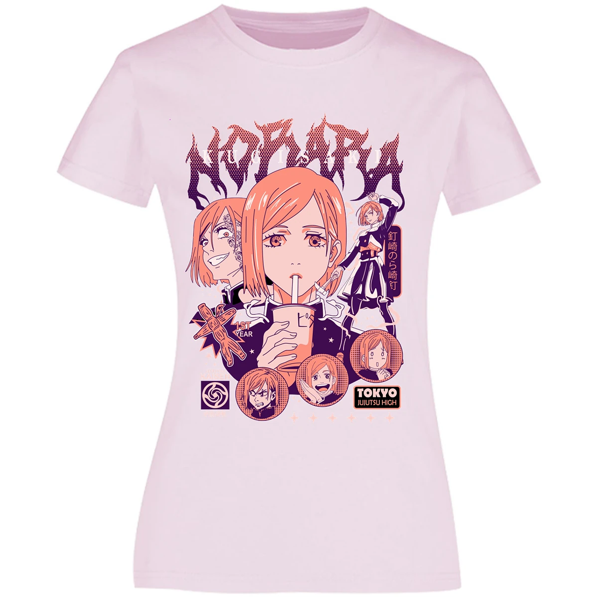 Blusa Jujutsu Kaisen Nobara Anime Blusa para Mujer 16