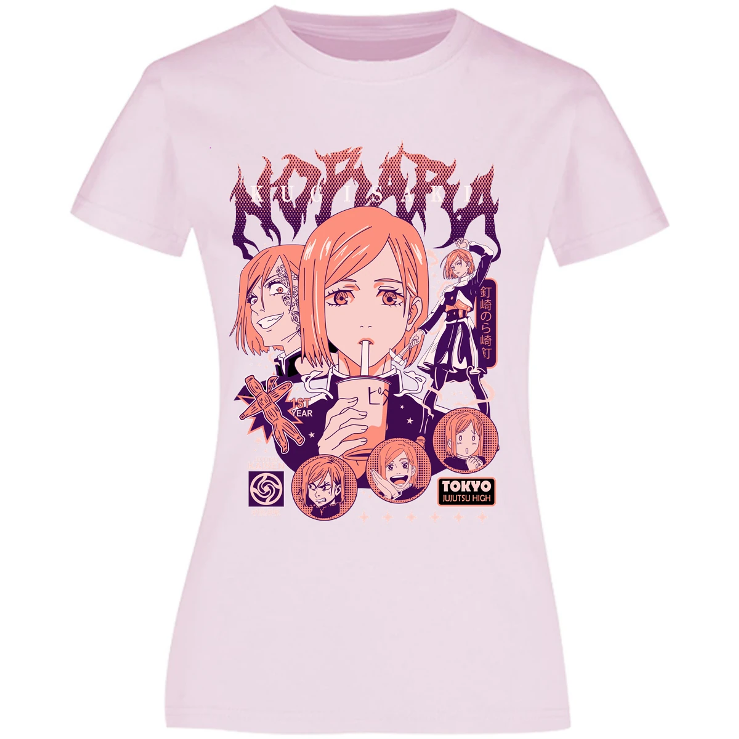 Blusa Jujutsu Kaisen Nobara Anime Blusa para Mujer 16