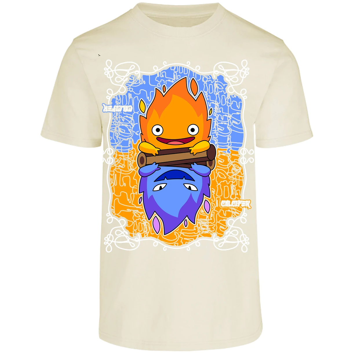Playera Ghibli Calcifer Anime para Adulto 10