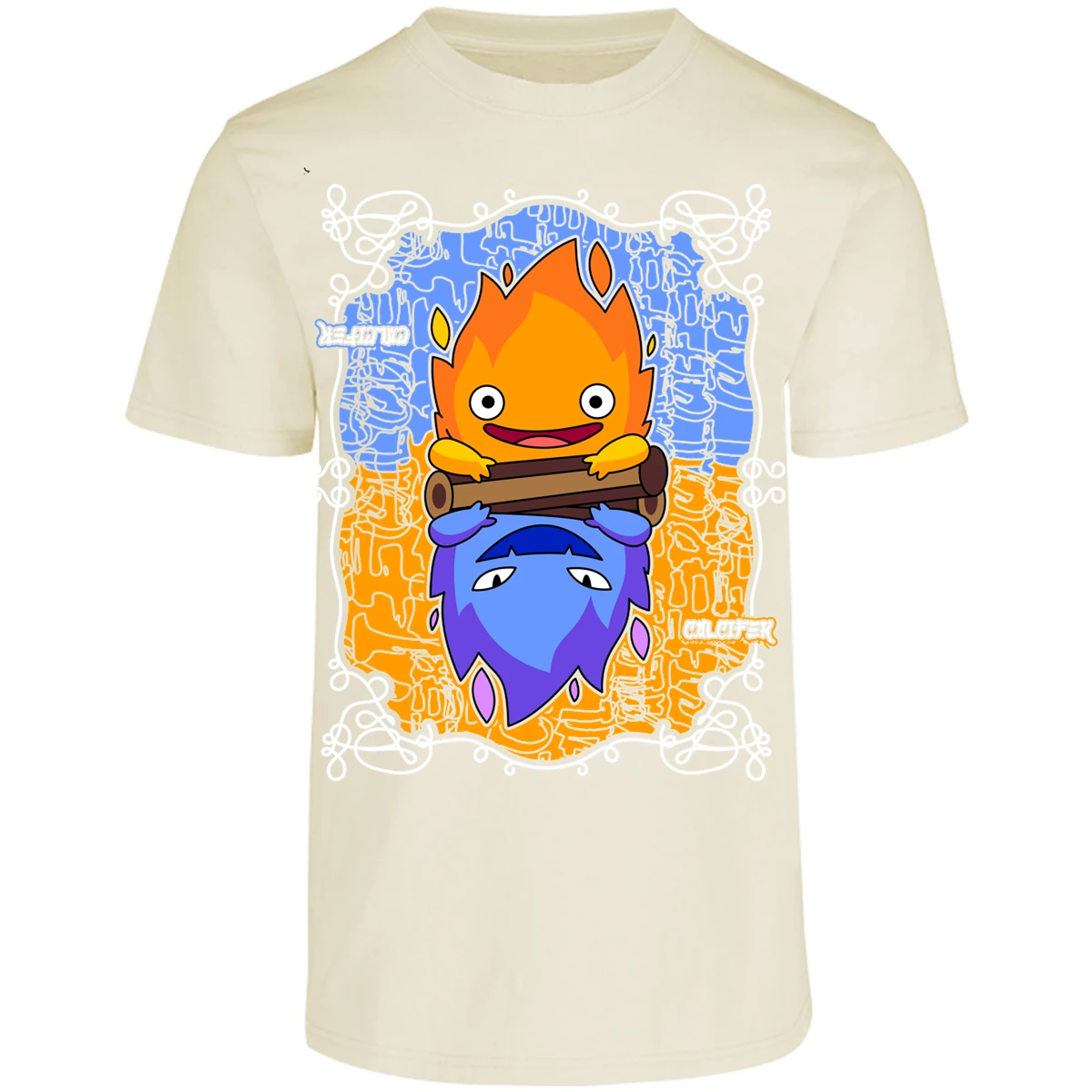 Playera Ghibli Calcifer Anime para Adulto 10