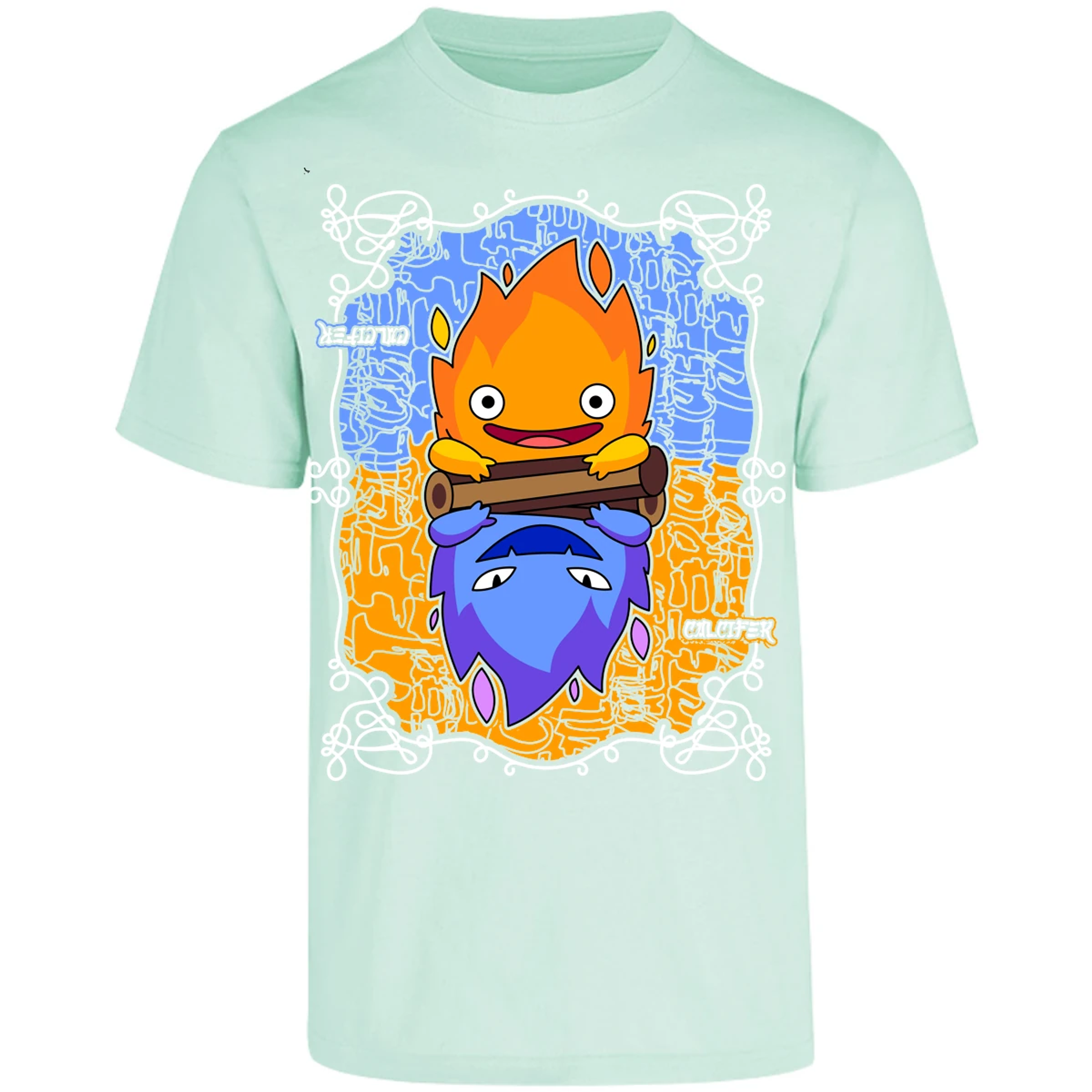 Playera Ghibli Calcifer Anime para Adulto 28