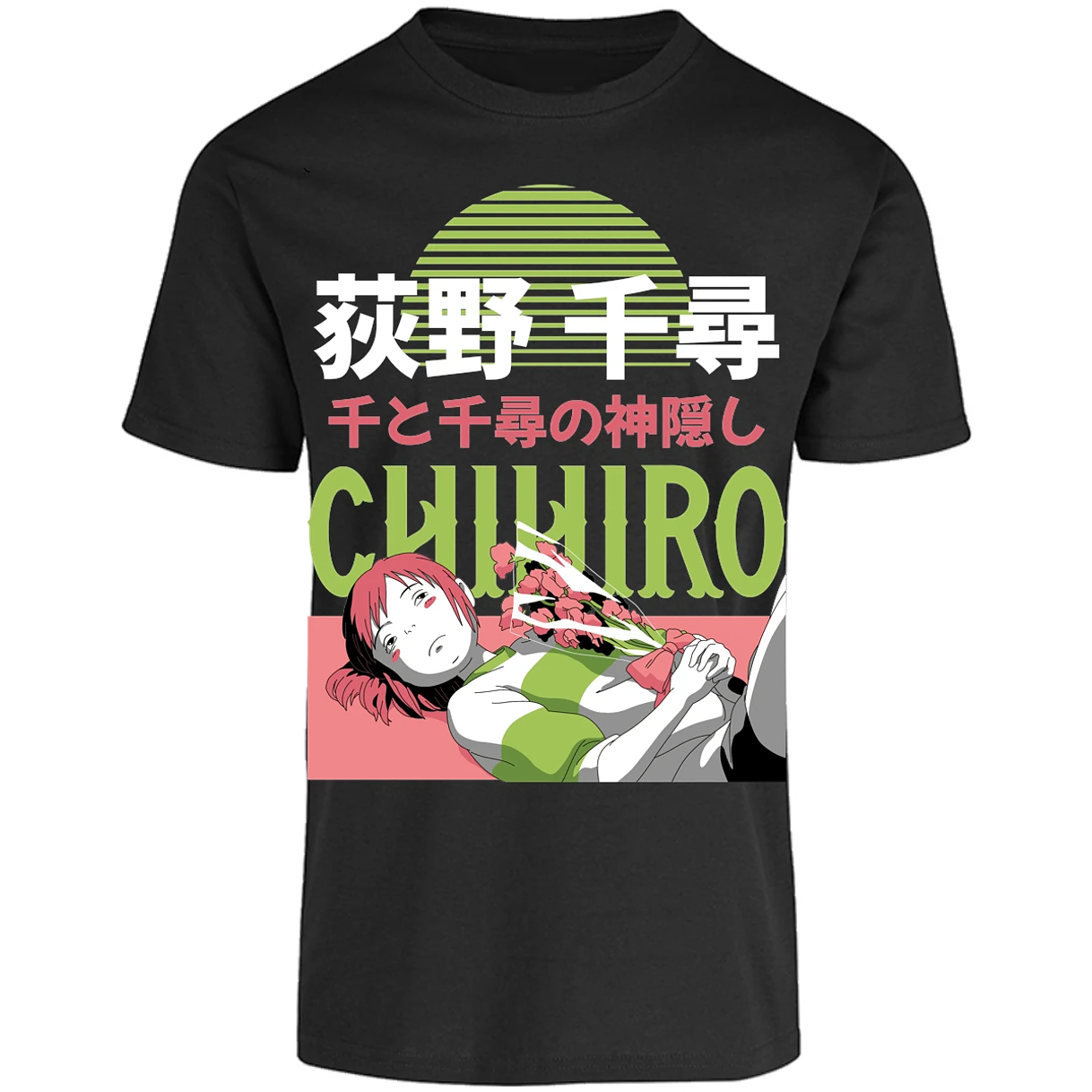 Playera Ghibli Chihiro Anime para Adulto 12