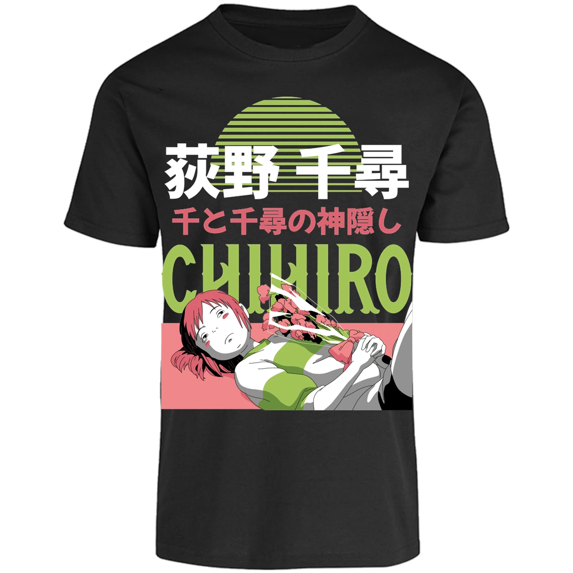 Playera Ghibli Chihiro Anime para Adulto 12