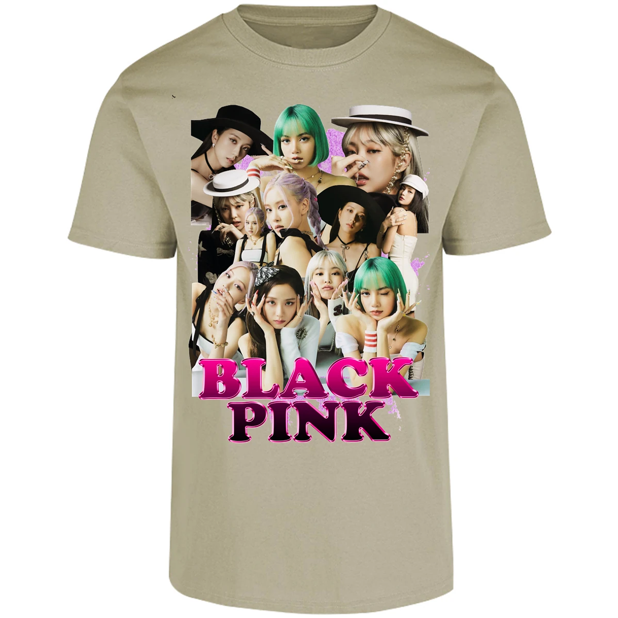 Playera K Pop Black Pink Printable para Adulto 4