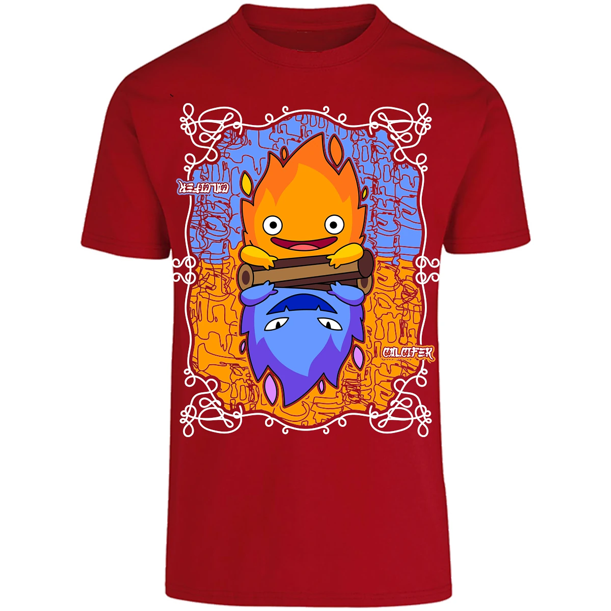 Playera Ghibli Calcifer Anime para Adulto 3