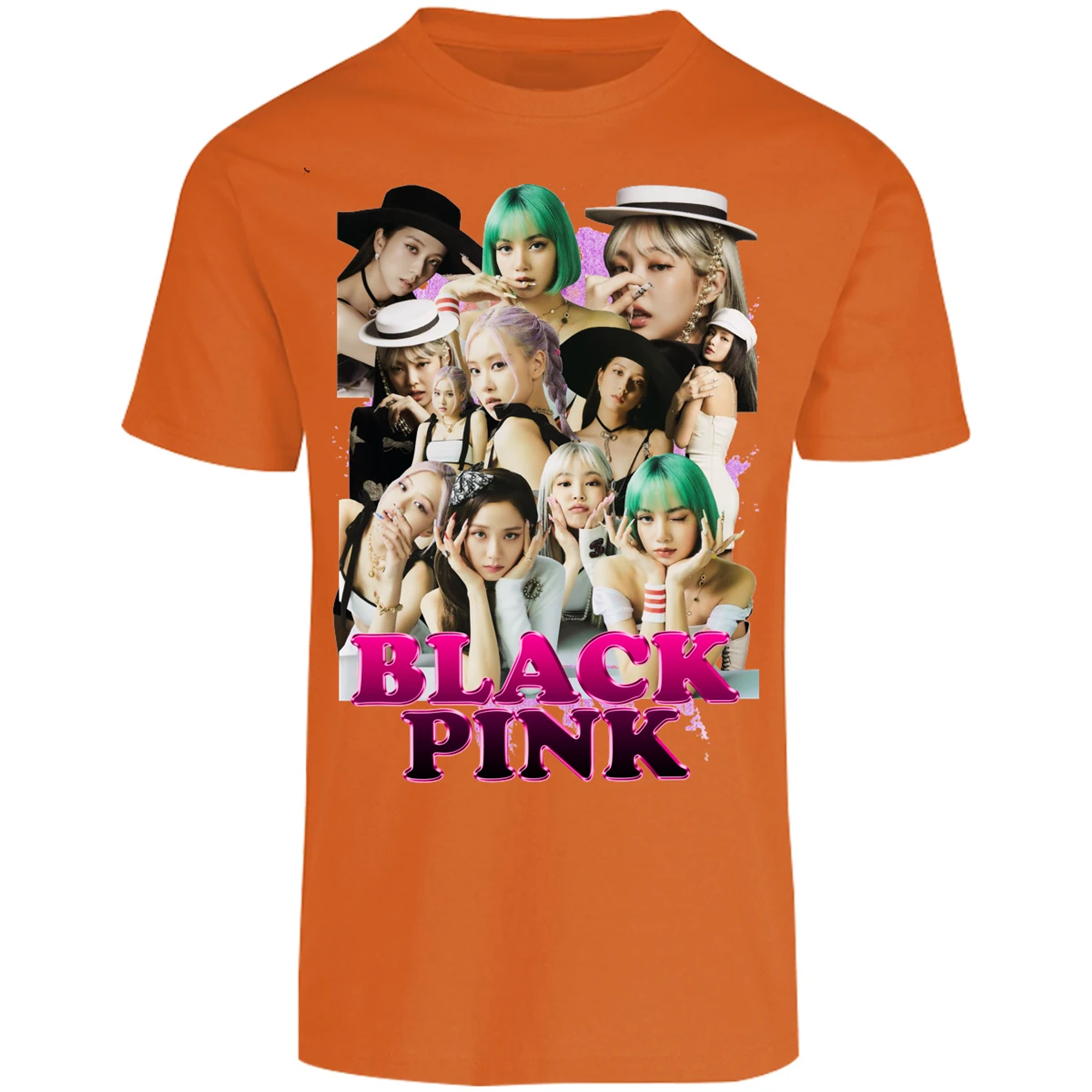 Playera K Pop Black Pink Printable para Adulto 1