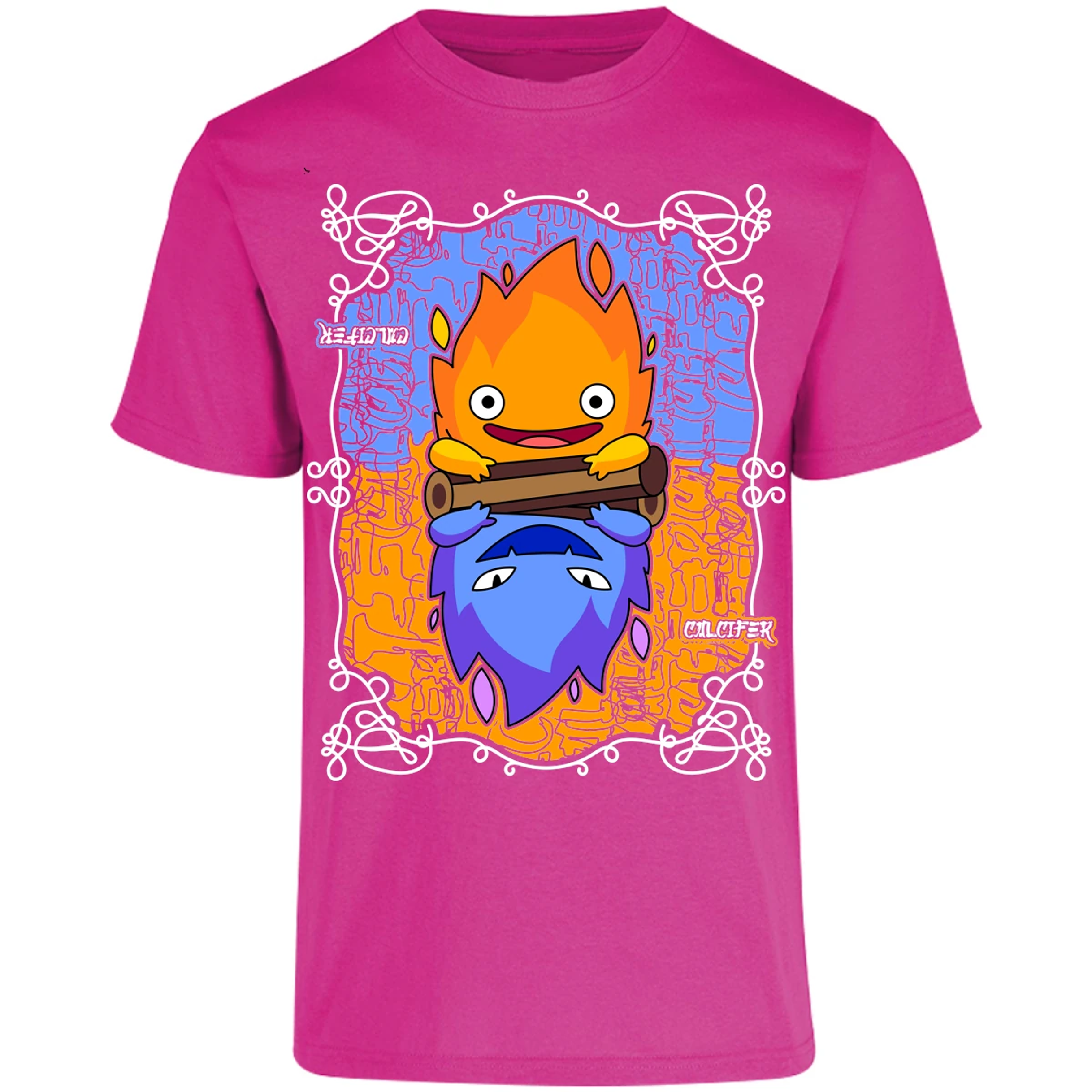 Playera Ghibli Calcifer Anime para Adulto 4