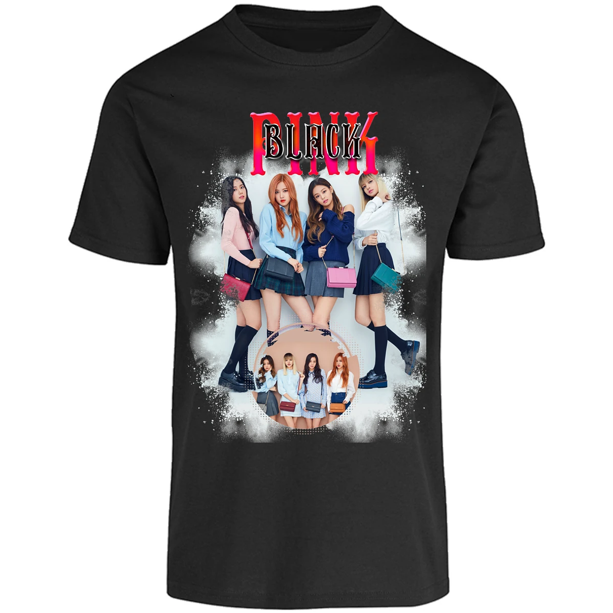 Playera K Pop Black Pink Sublimation para Adulto 18