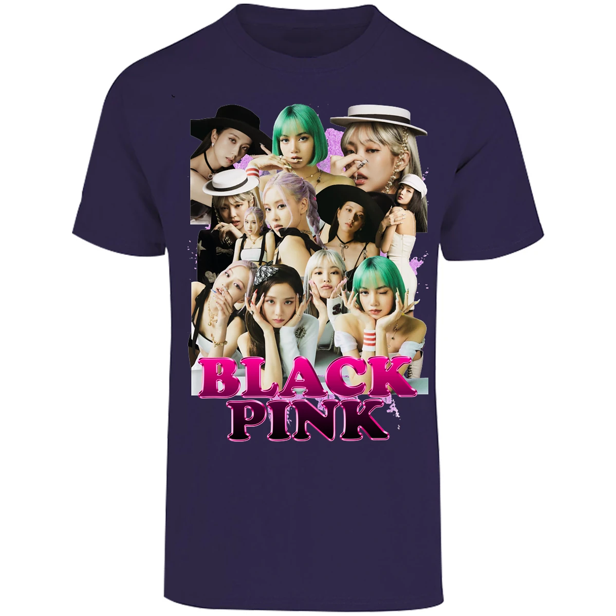 Playera K Pop Black Pink Printable para Adulto 2