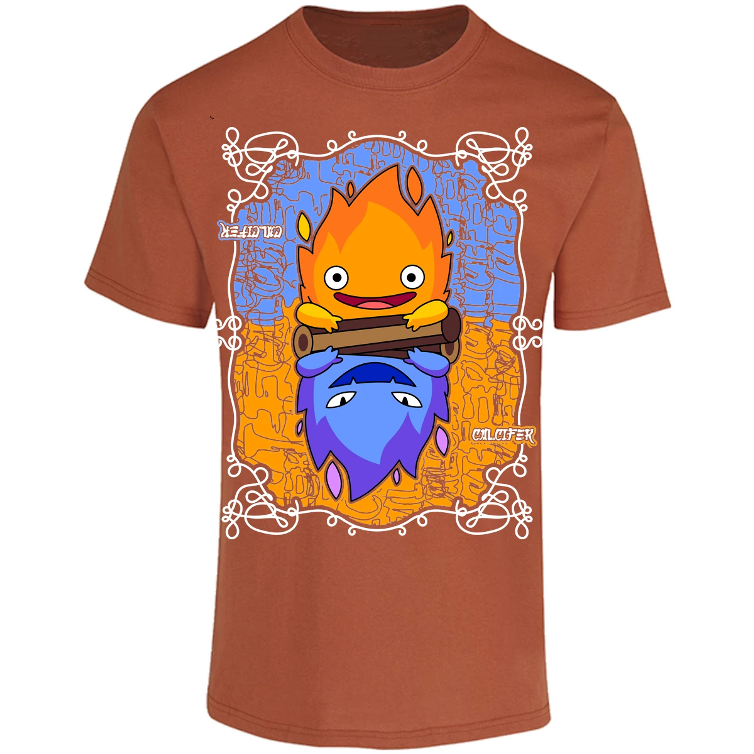 Playera Ghibli Calcifer Anime para Adulto 7