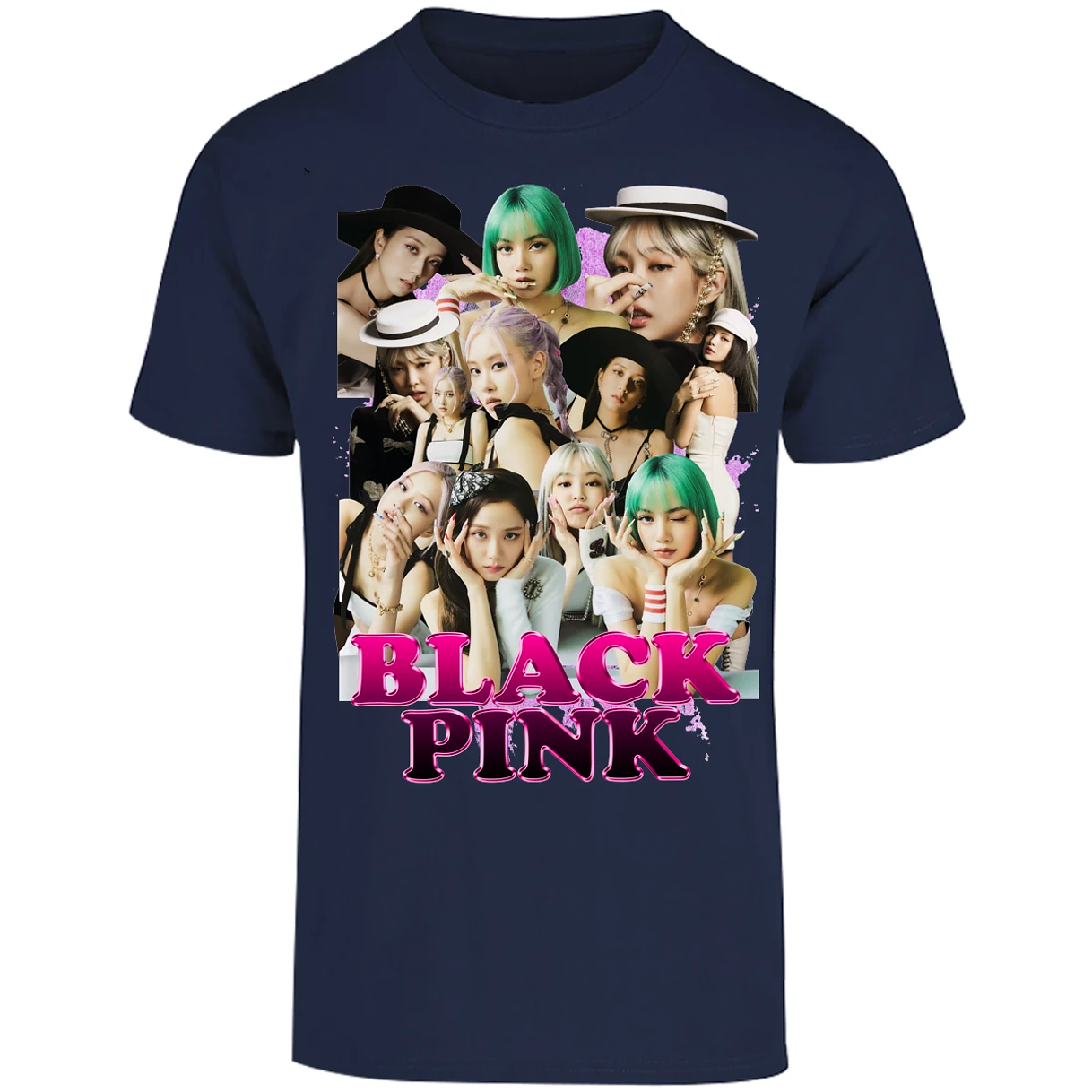 Playera K Pop Black Pink Printable para Adulto 6