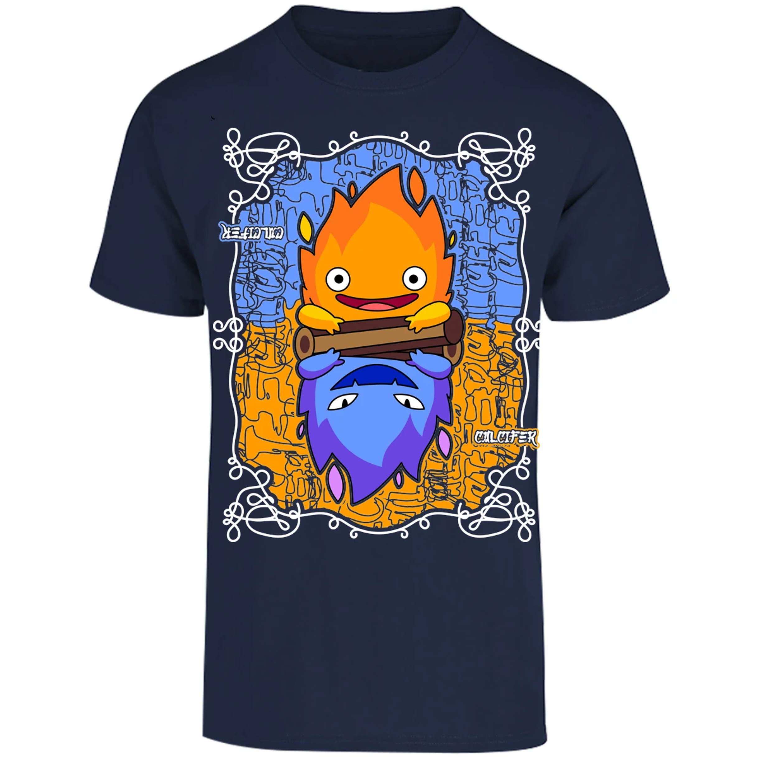 Playera Ghibli Calcifer Anime para Adulto 9