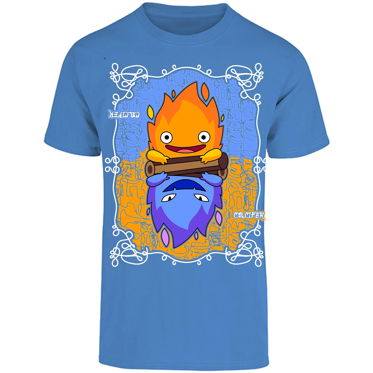 Playera Ghibli Calcifer Anime para Adulto 11