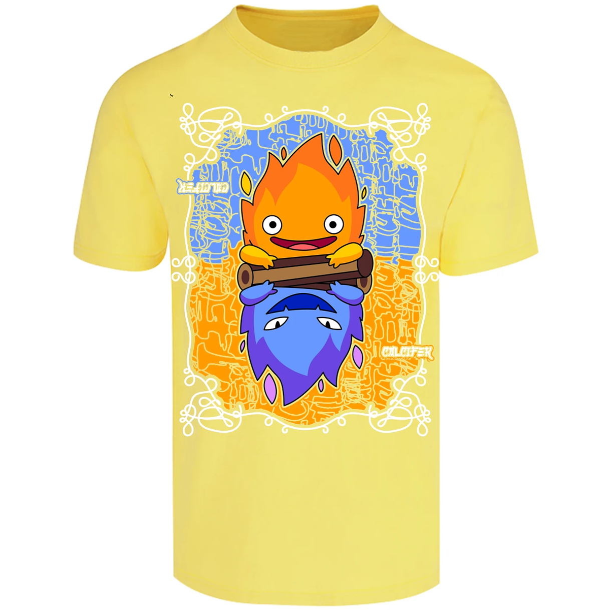 Playera Ghibli Calcifer Anime para Adulto 19