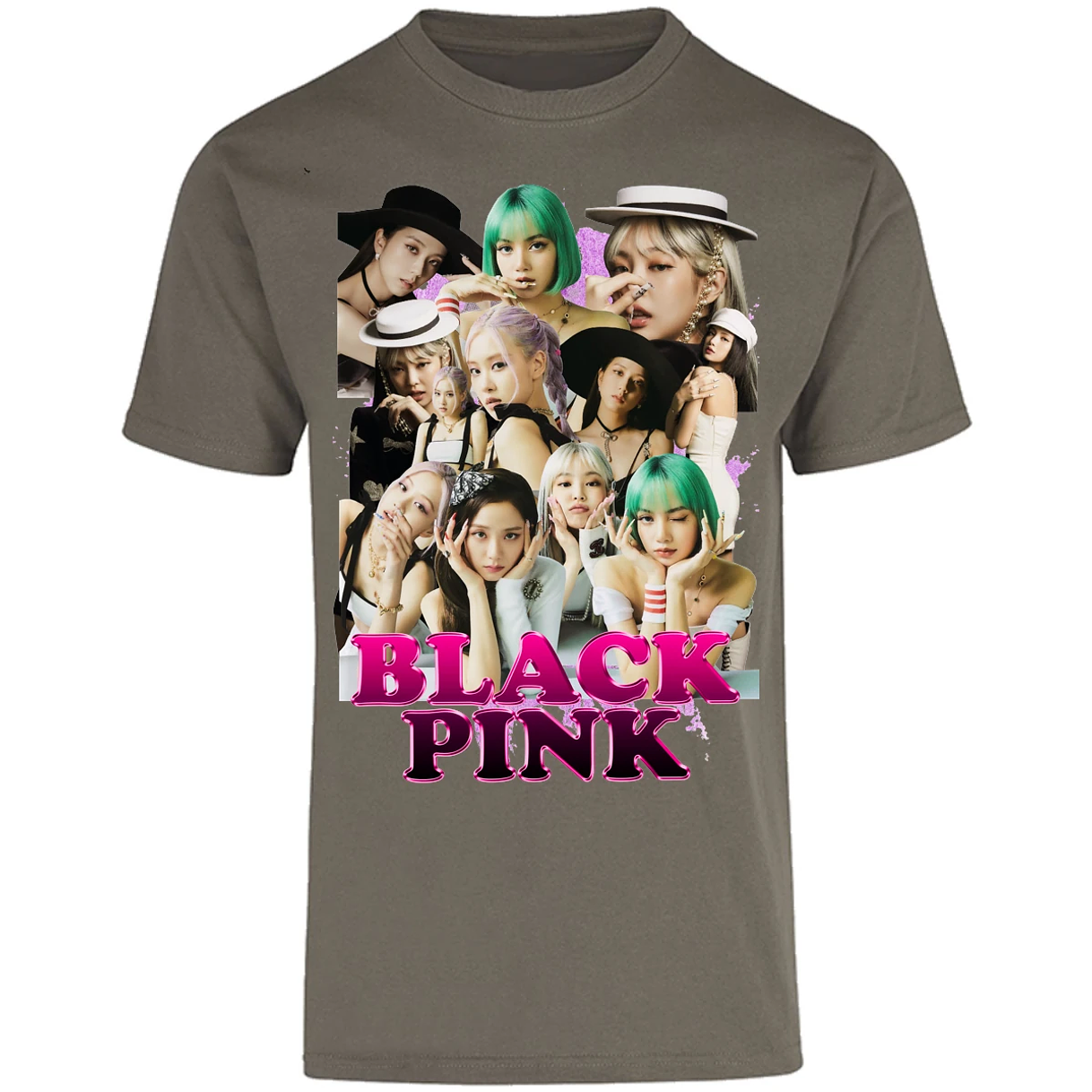 Playera K Pop Black Pink Printable para Adulto 11