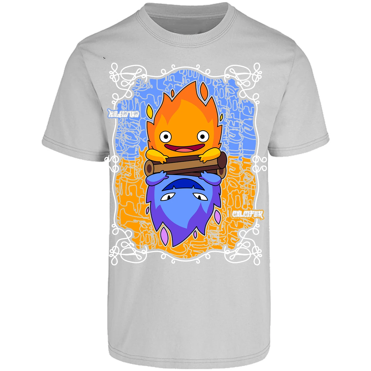 Playera Ghibli Calcifer Anime para Adulto 12