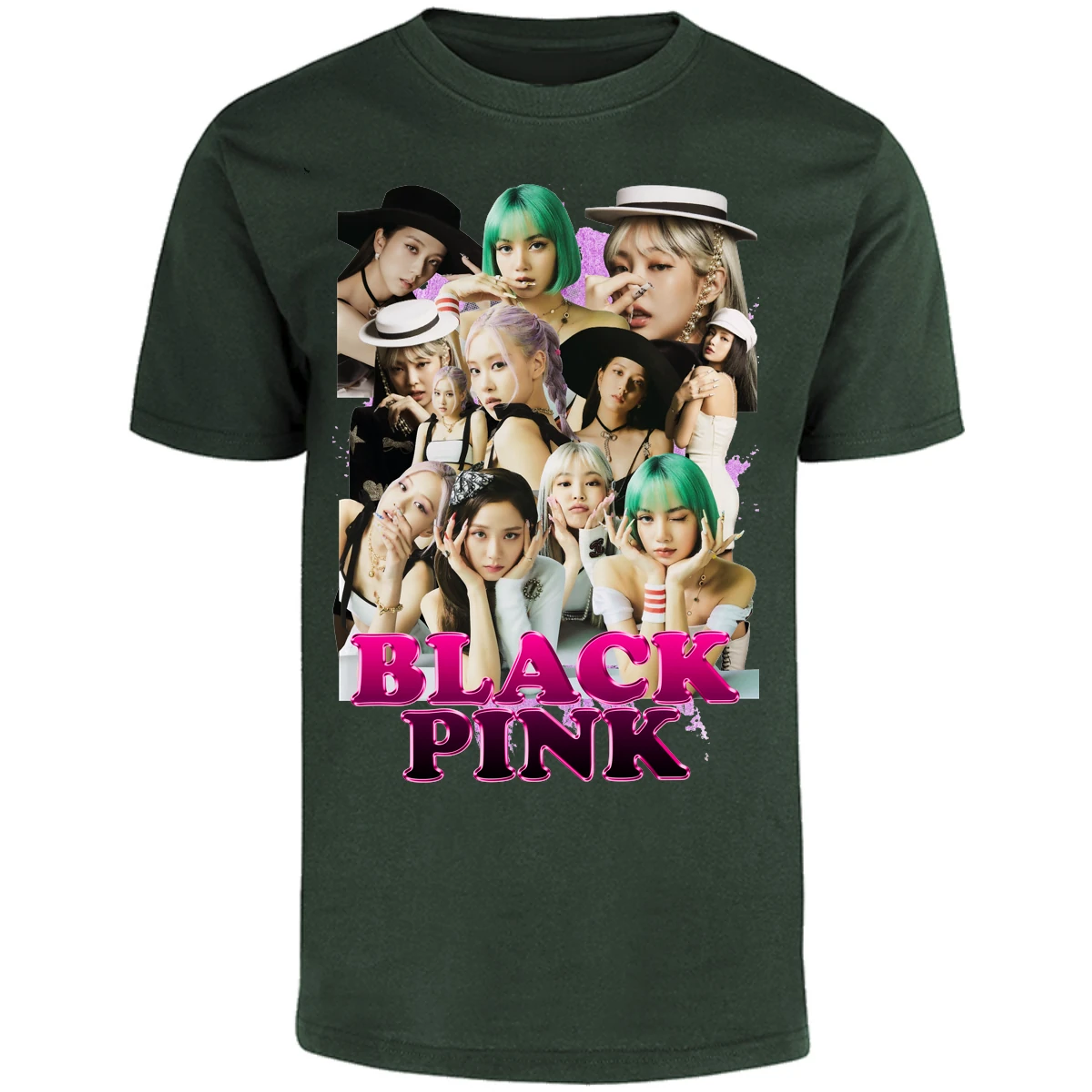 Playera K Pop Black Pink Printable para Adulto 14