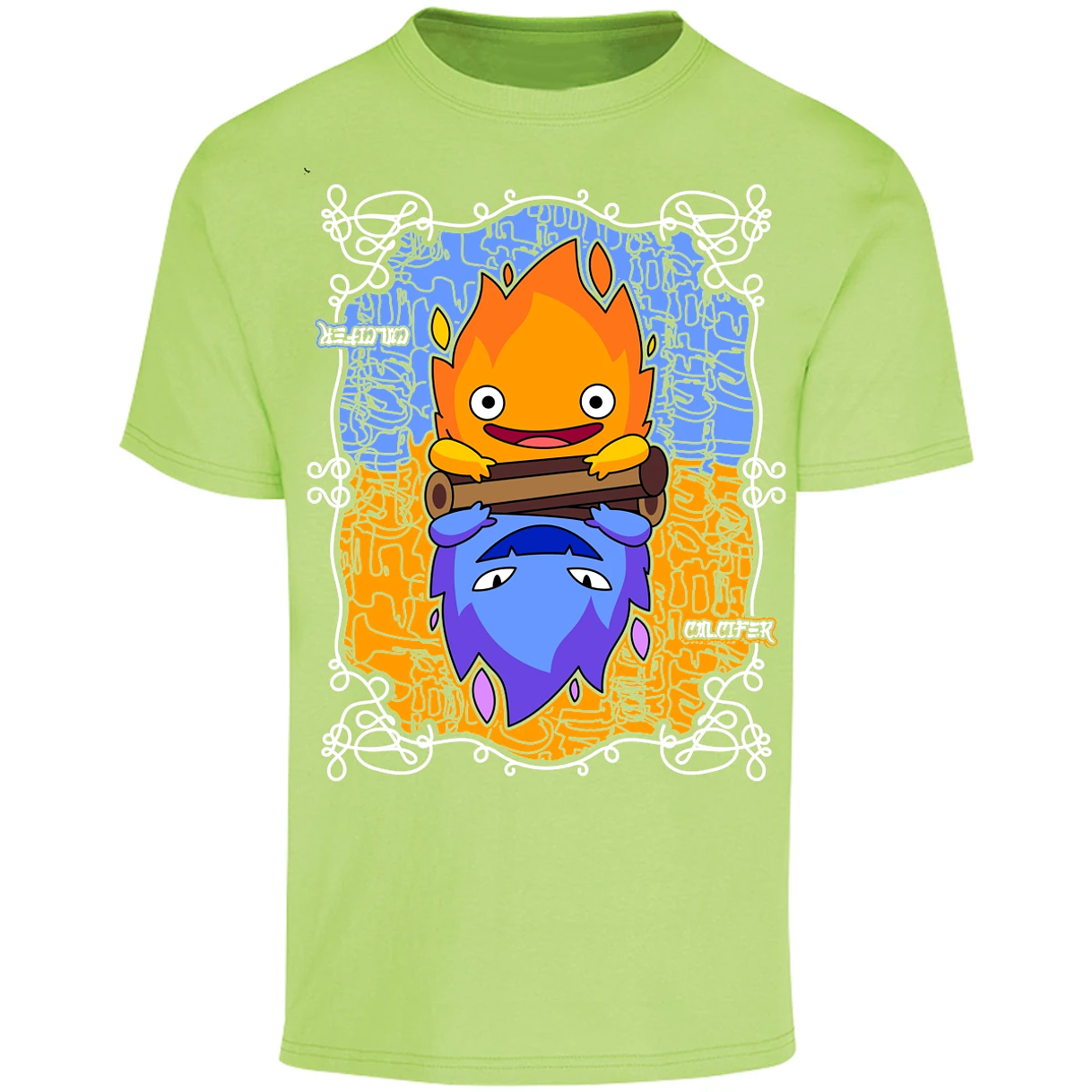 Playera Ghibli Calcifer Anime para Adulto 13