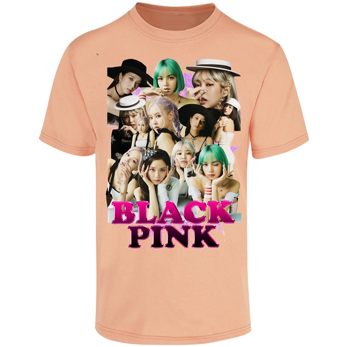 Playera K Pop Black Pink Printable para Adulto 16