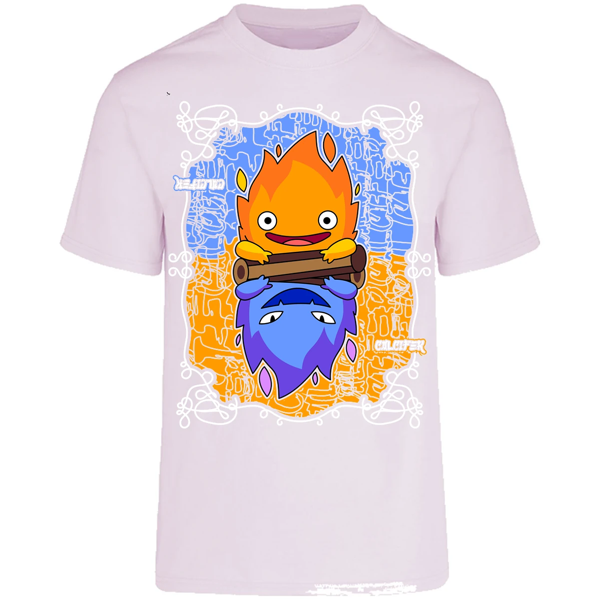 Playera Ghibli Calcifer Anime para Adulto 14