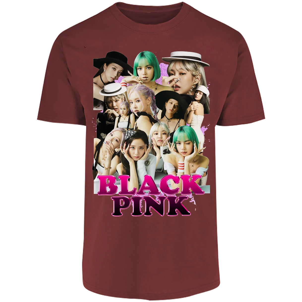 Playera K Pop Black Pink Printable para Adulto 17