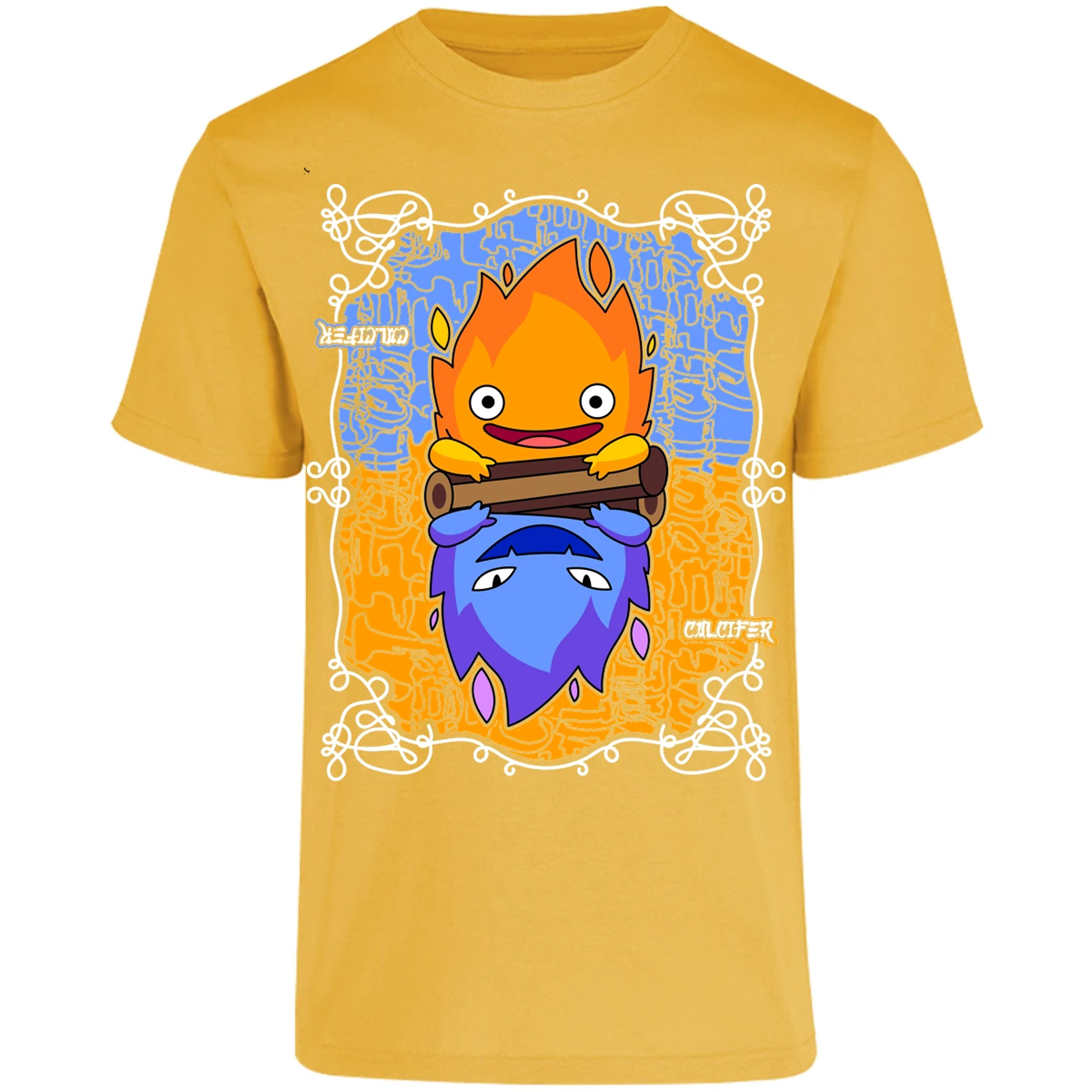 Playera Ghibli Calcifer Anime para Adulto 15