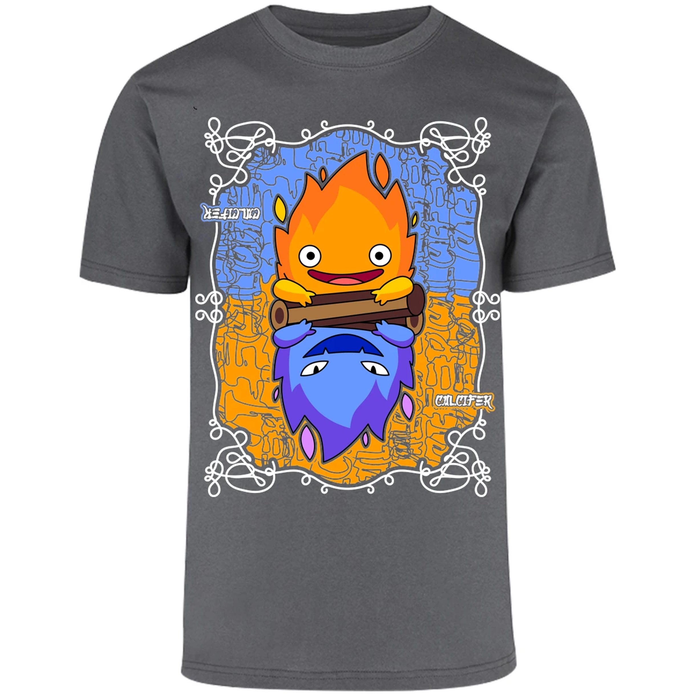 Playera Ghibli Calcifer Anime para Adulto 26