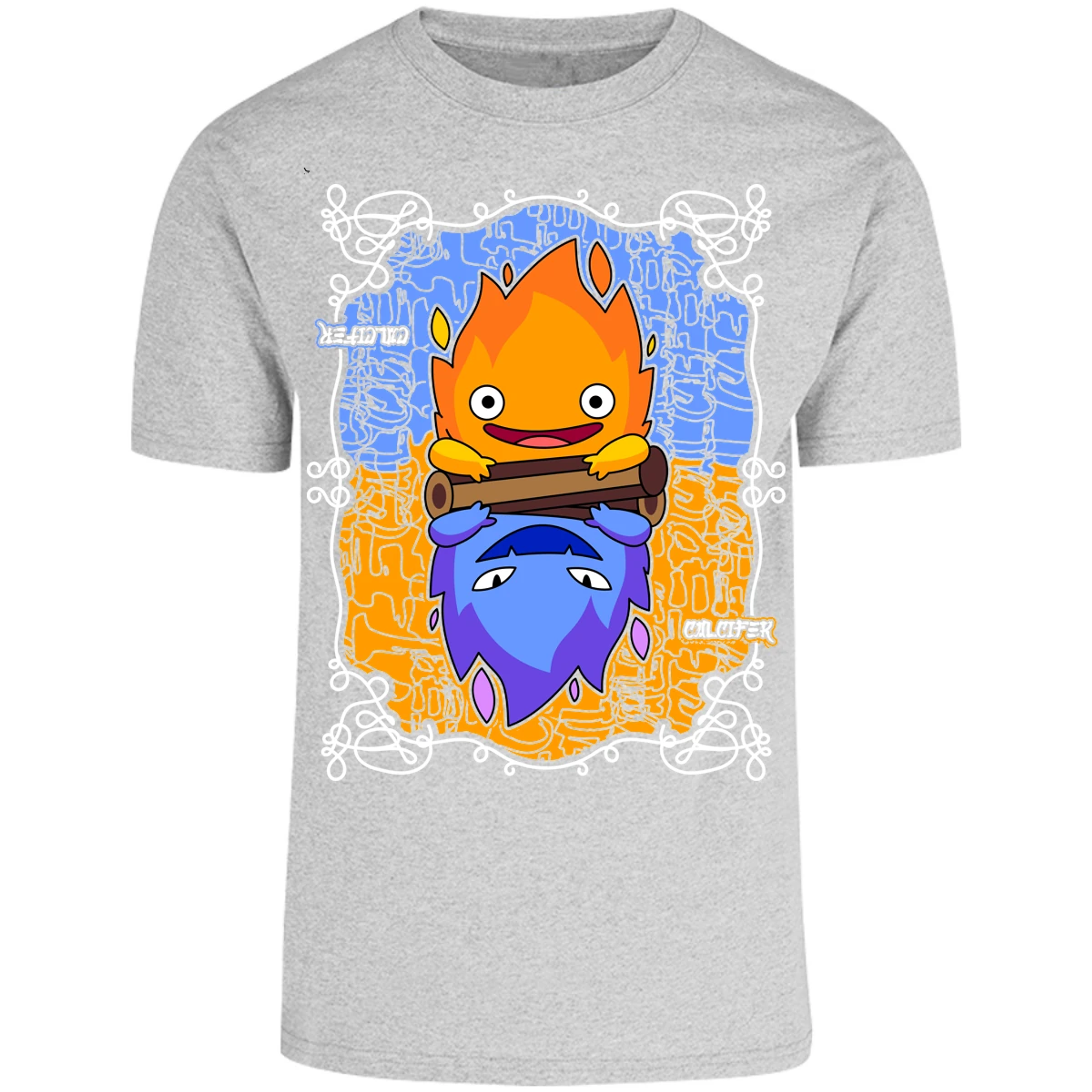 Playera Ghibli Calcifer Anime para Adulto 16