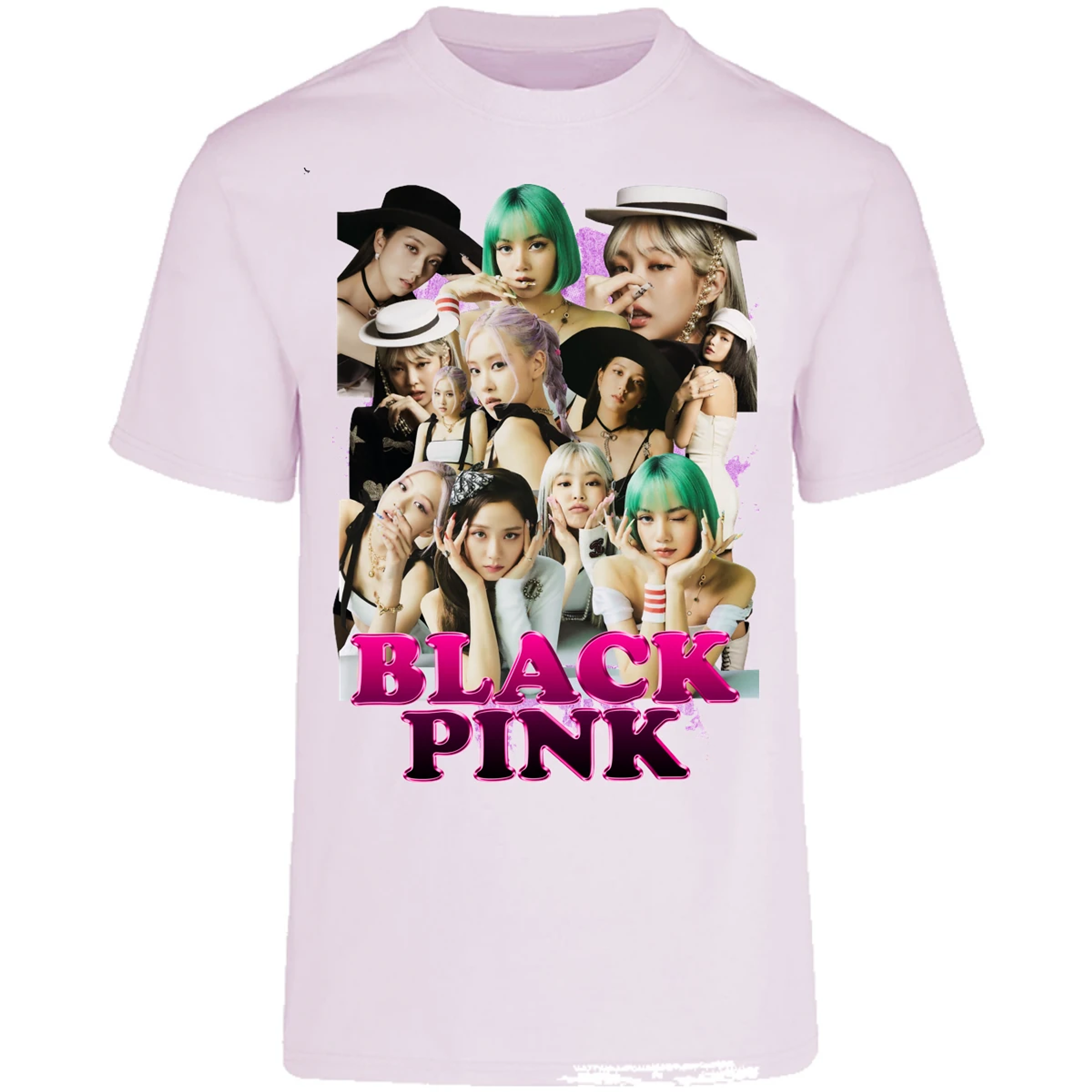 Playera K Pop Black Pink Printable para Adulto 20