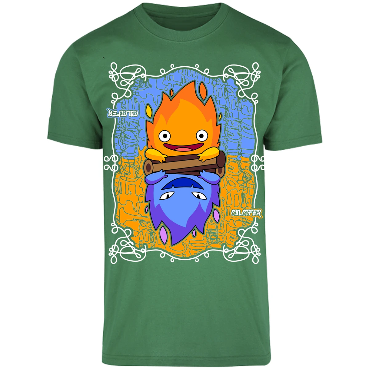 Playera Ghibli Calcifer Anime para Adulto 18