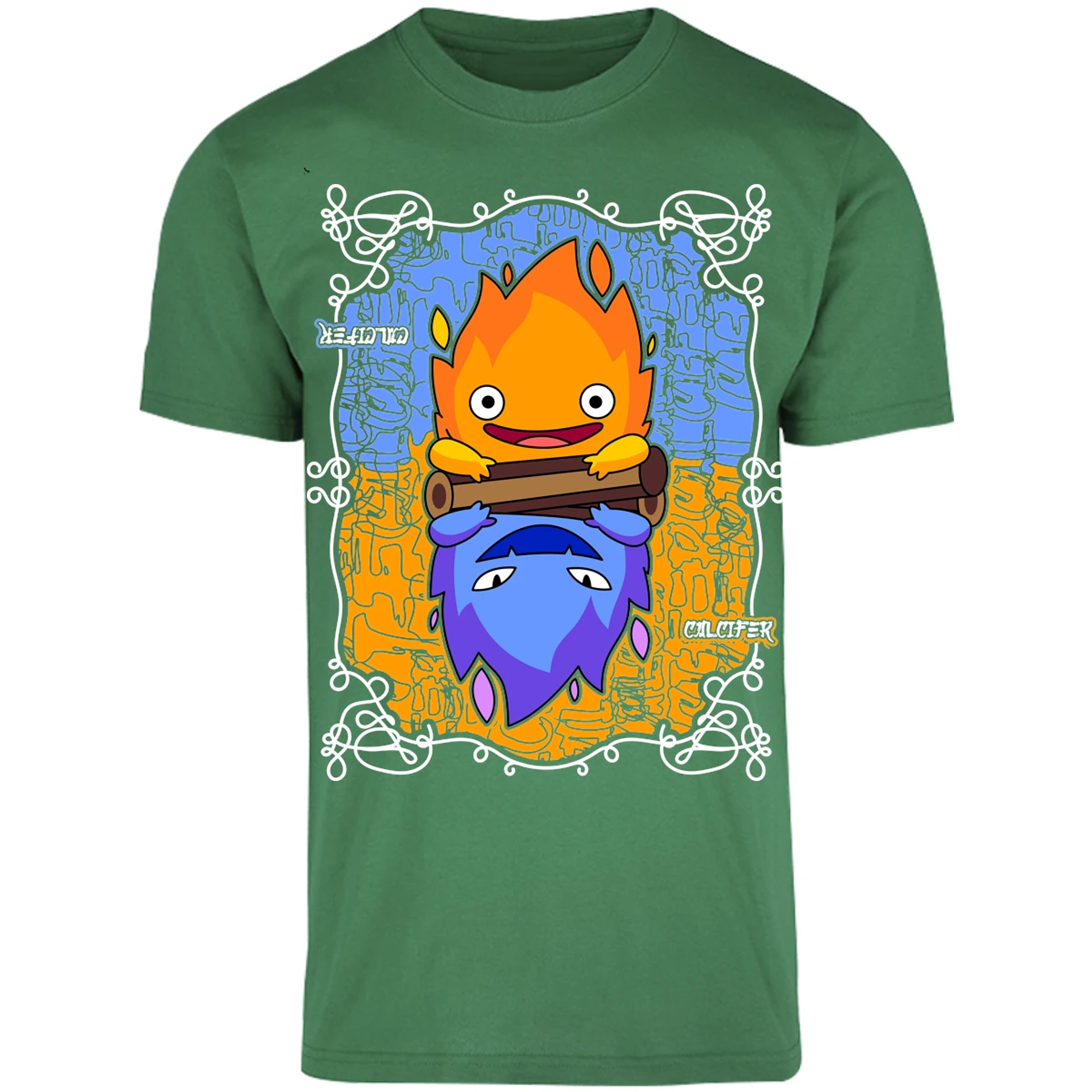Playera Ghibli Calcifer Anime para Adulto 18
