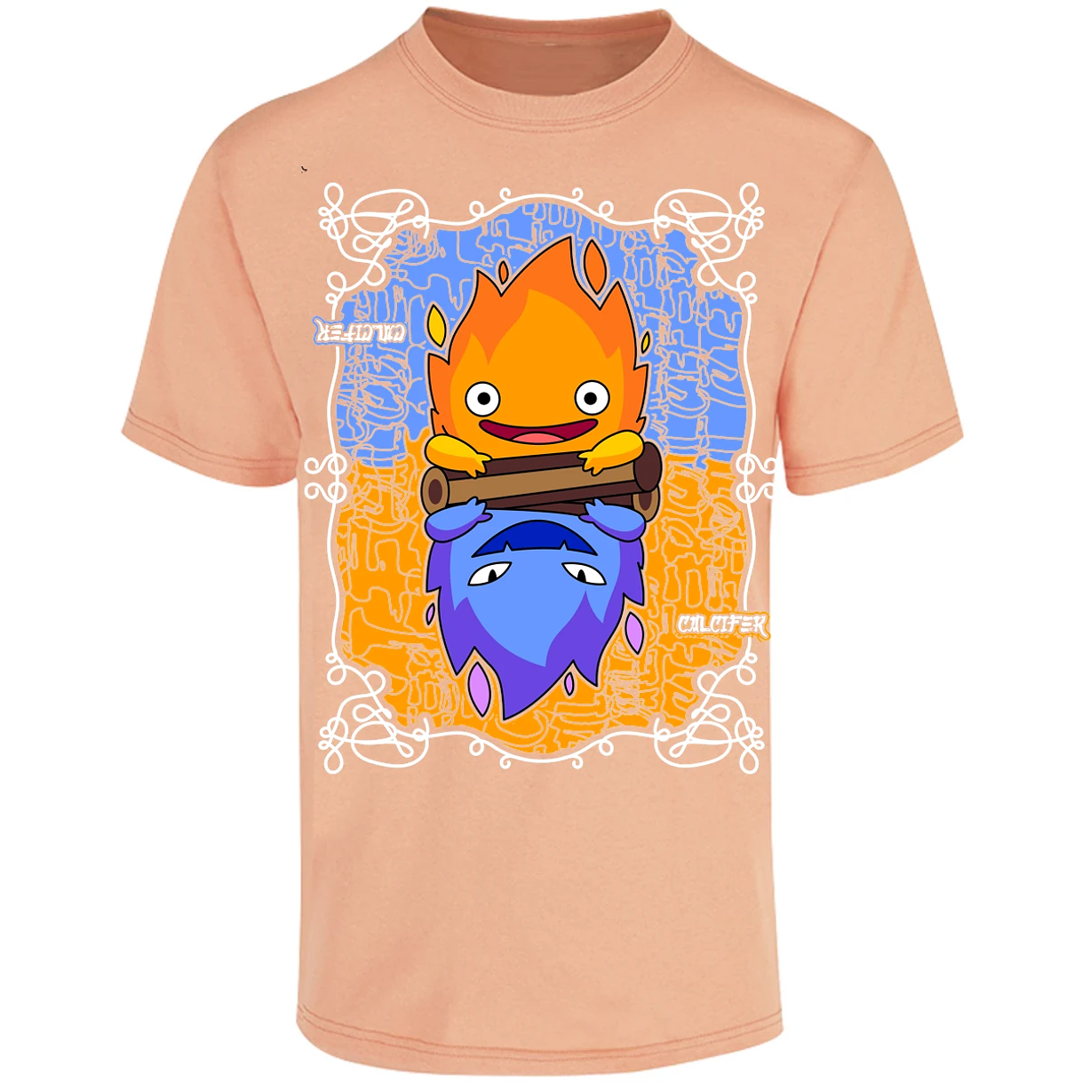 Playera Ghibli Calcifer Anime para Adulto 20