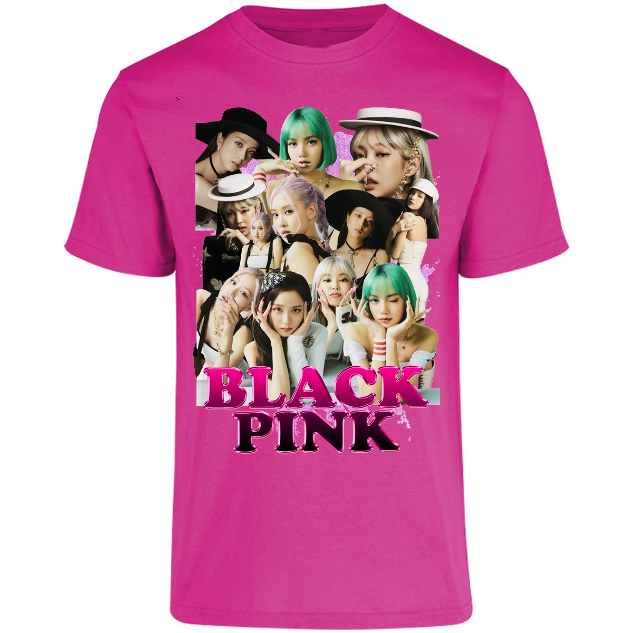 Playera K Pop Black Pink Printable para Adulto 27